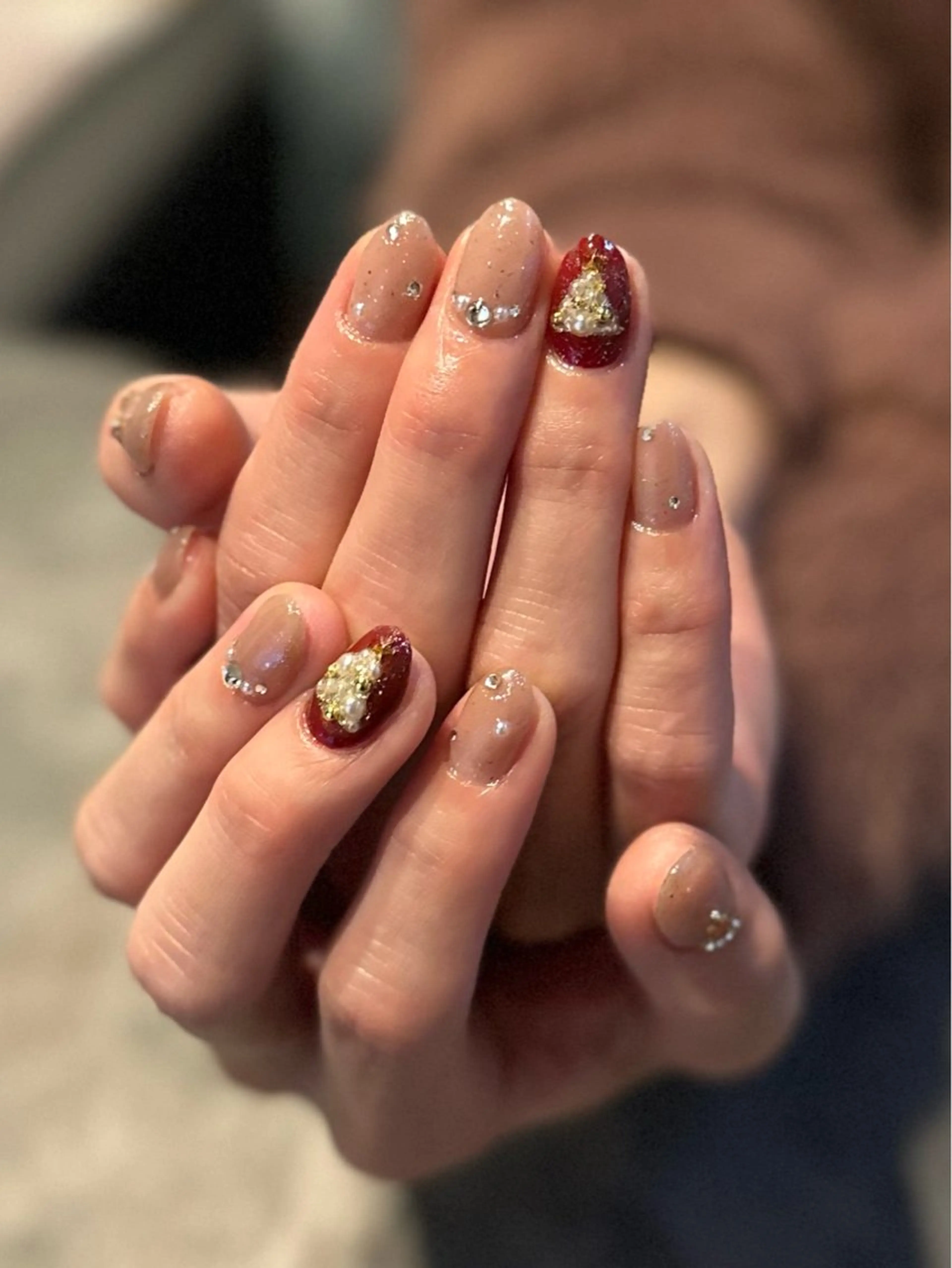 ネイル フレンチネイル マグネットネイル 大理石ネイル(マーブル) ミラーネイル ニュアンスネイル nail salon amanoのネイルデザイン