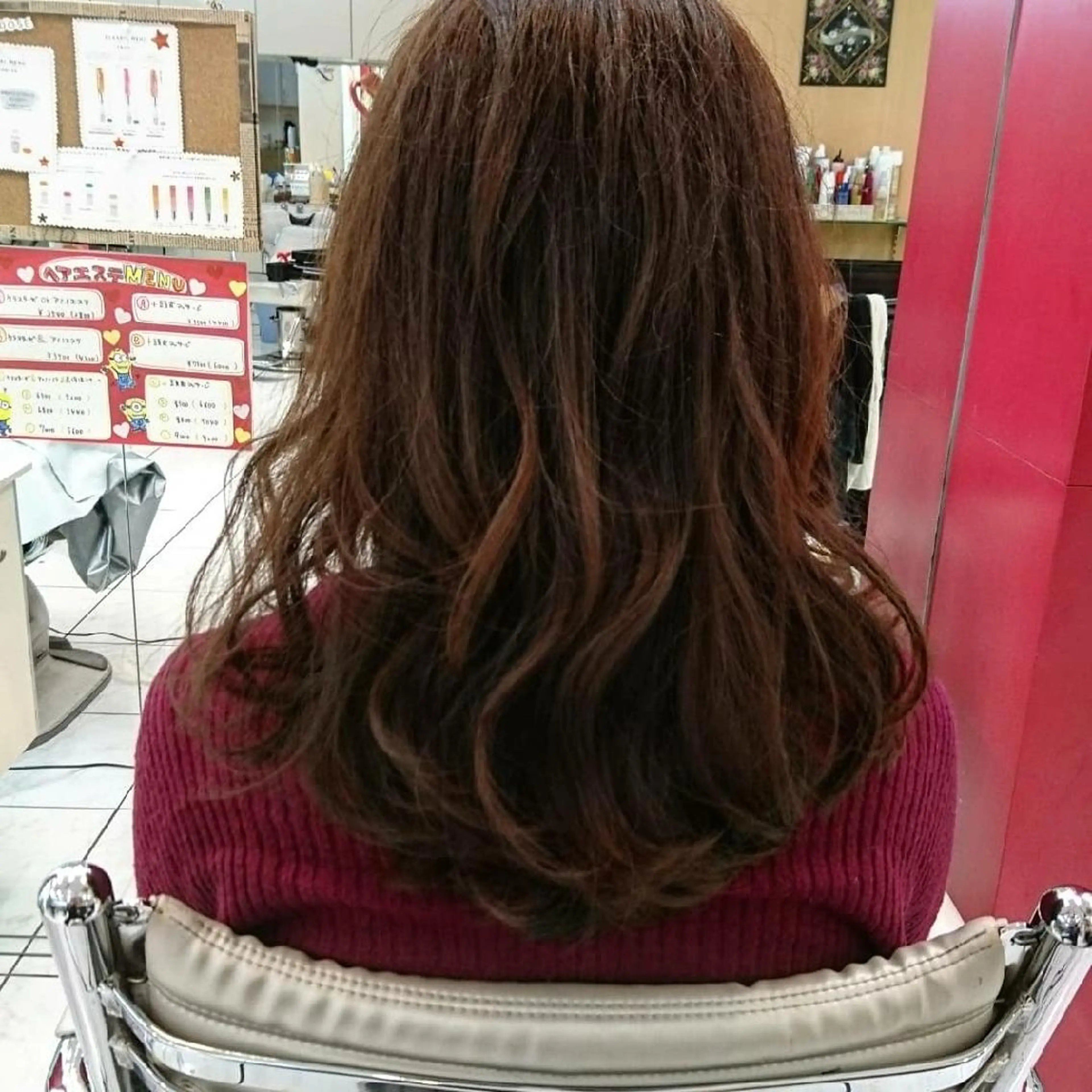 セミロング カラー 仲村 友孝のヘアスタイル