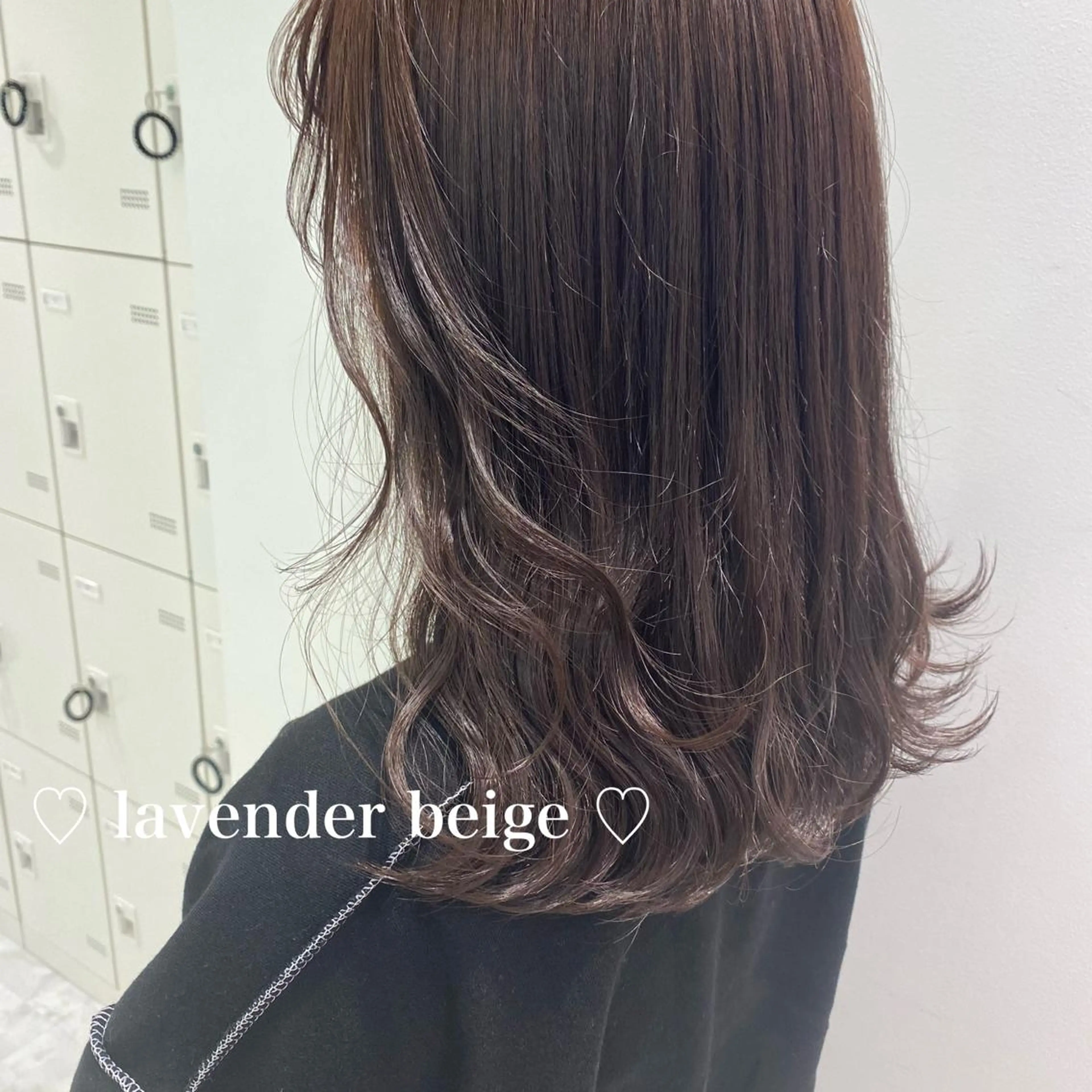 セミロング カラー パーマ ヘアアレンジ メンズ ネイル マツエク・マツパ ベージュカラー ラベンダーカラー ラベンダーベージュ 🐩推し活🐩 FUTABA🍒のヘアスタイル