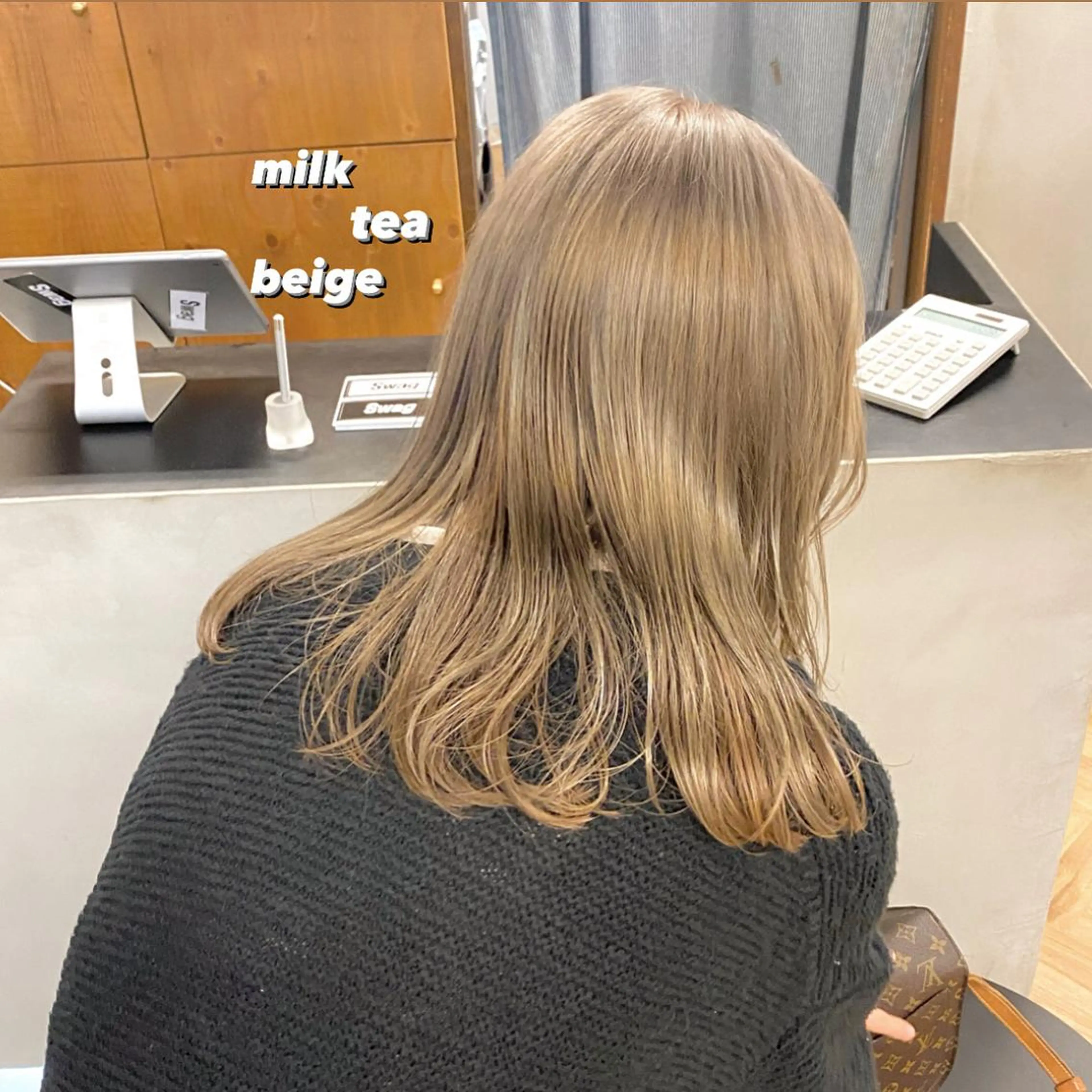ミディアム カラー パーマ ヘアアレンジ メンズ キッズ ネイル マツエク・マツパ メンズハイトーン ハイトーンカラー 前川 朋香のヘアスタイル