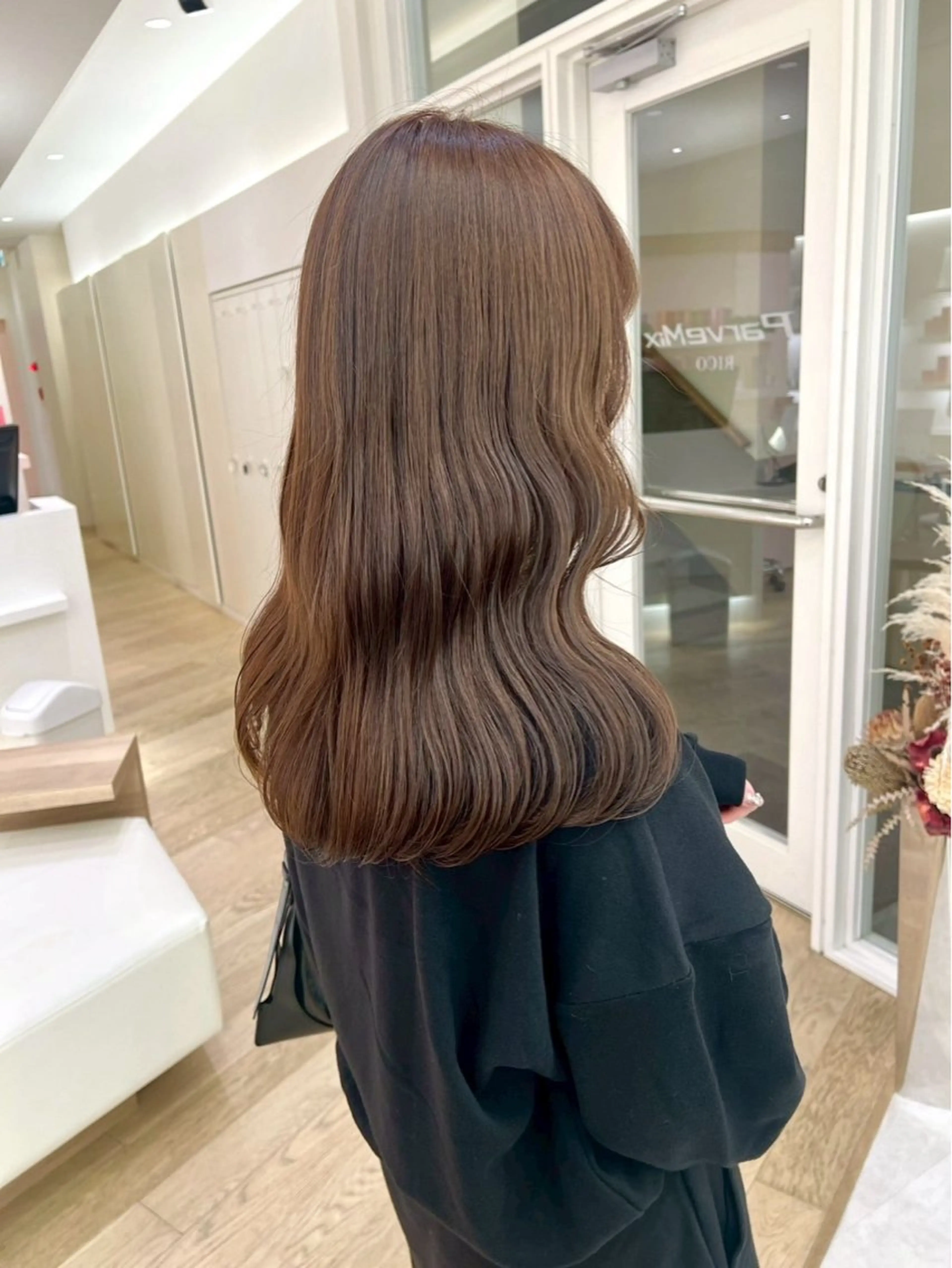 ロング カラー カット ヘアカラー ParveMix🎀 稲垣 詞葉のヘアスタイル