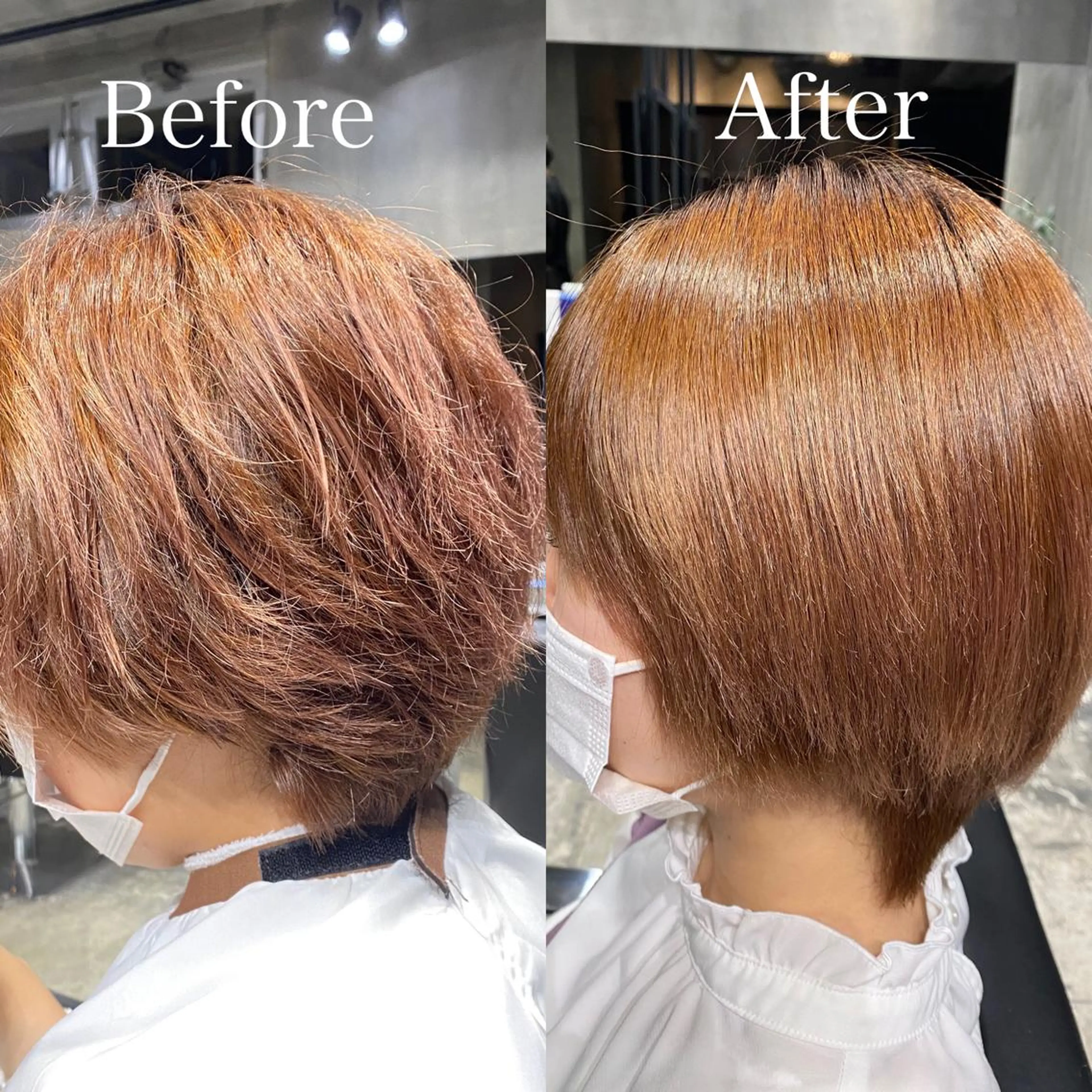 ショート 縮毛矯正 縮毛矯正 Mogami Kengoのヘアスタイル