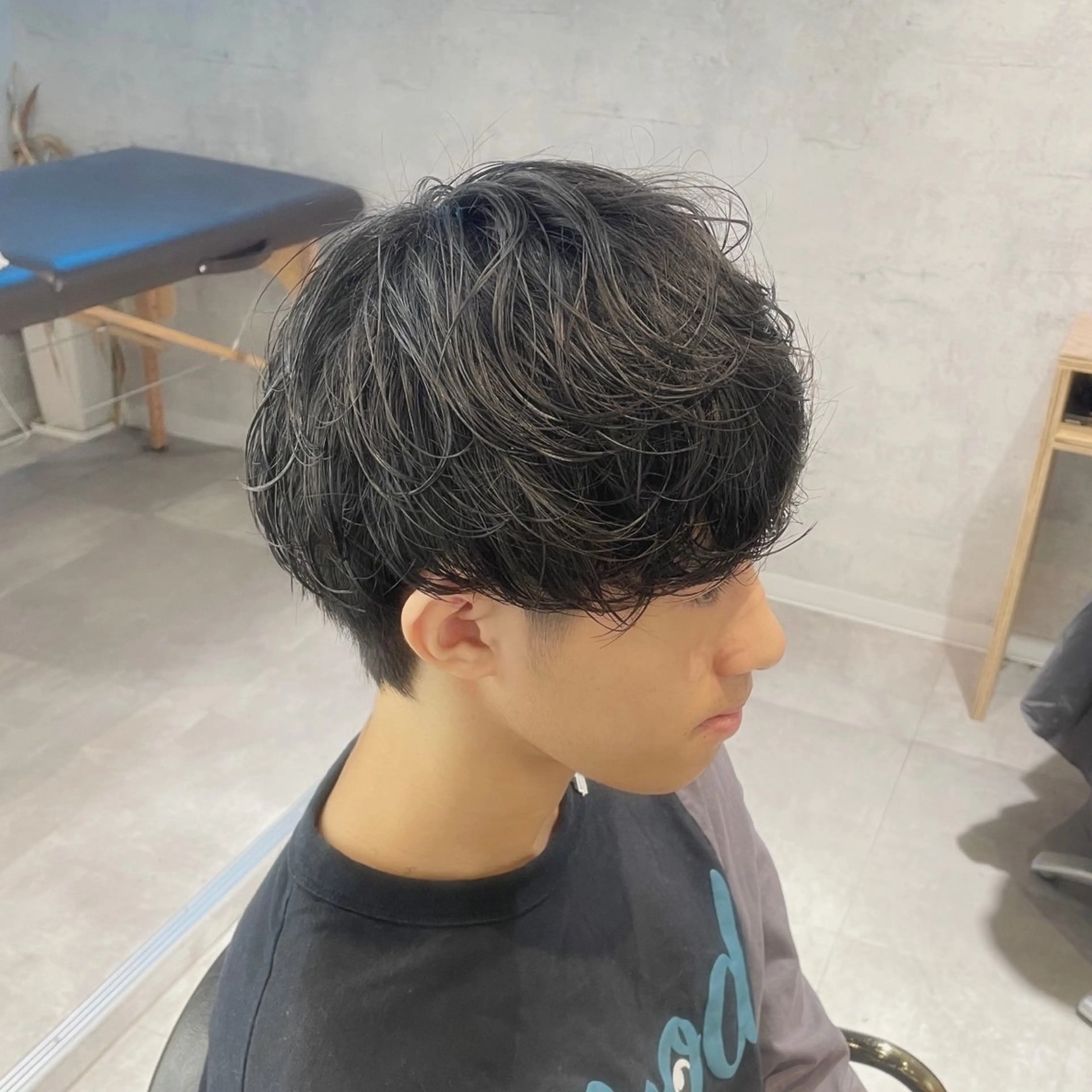 【❤️‍🔥期間限定📣】メンズカット＆パーマ+プラチナトリートメントの写真