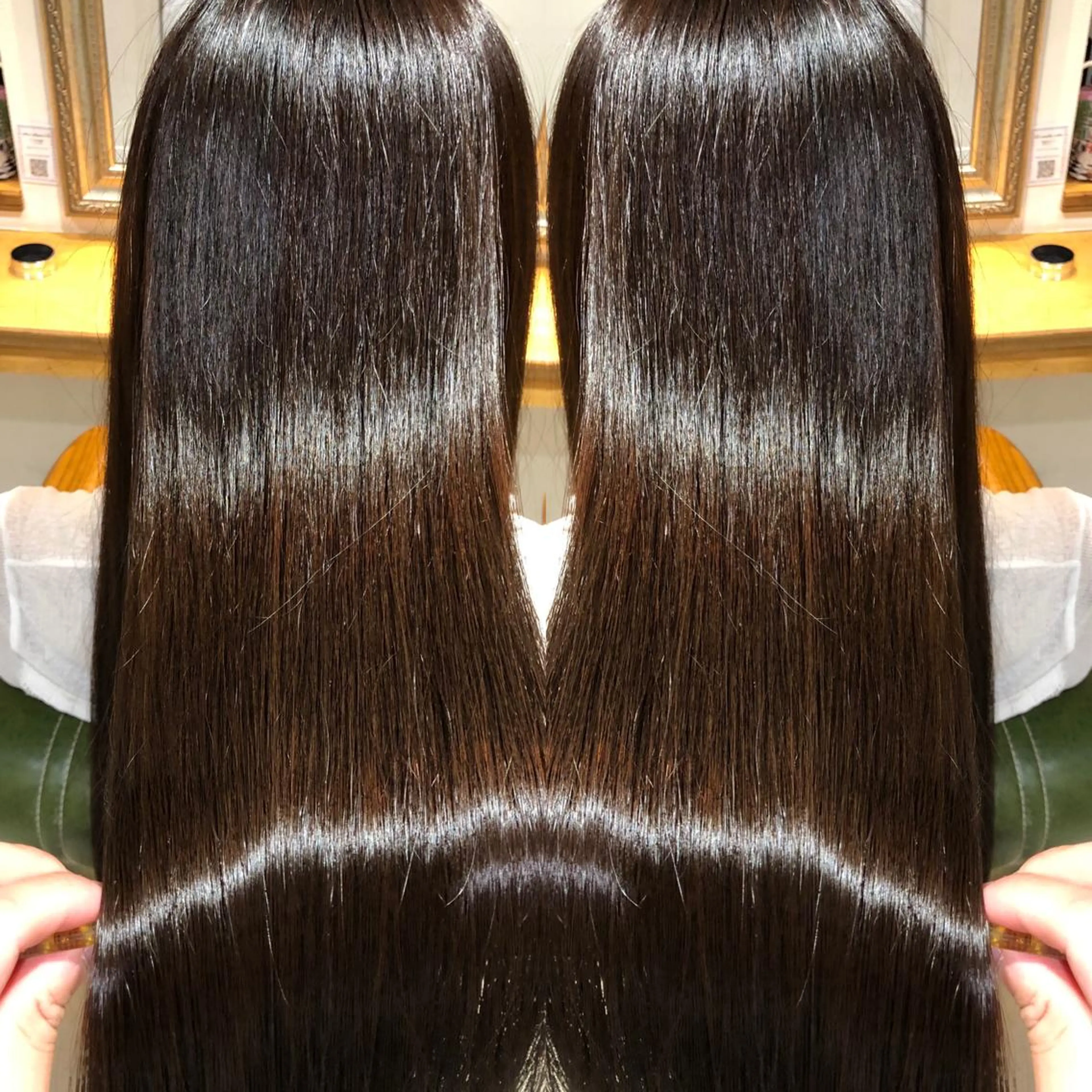 ロング 髪質改善韓国レイヤー カット内田智大のヘアスタイル