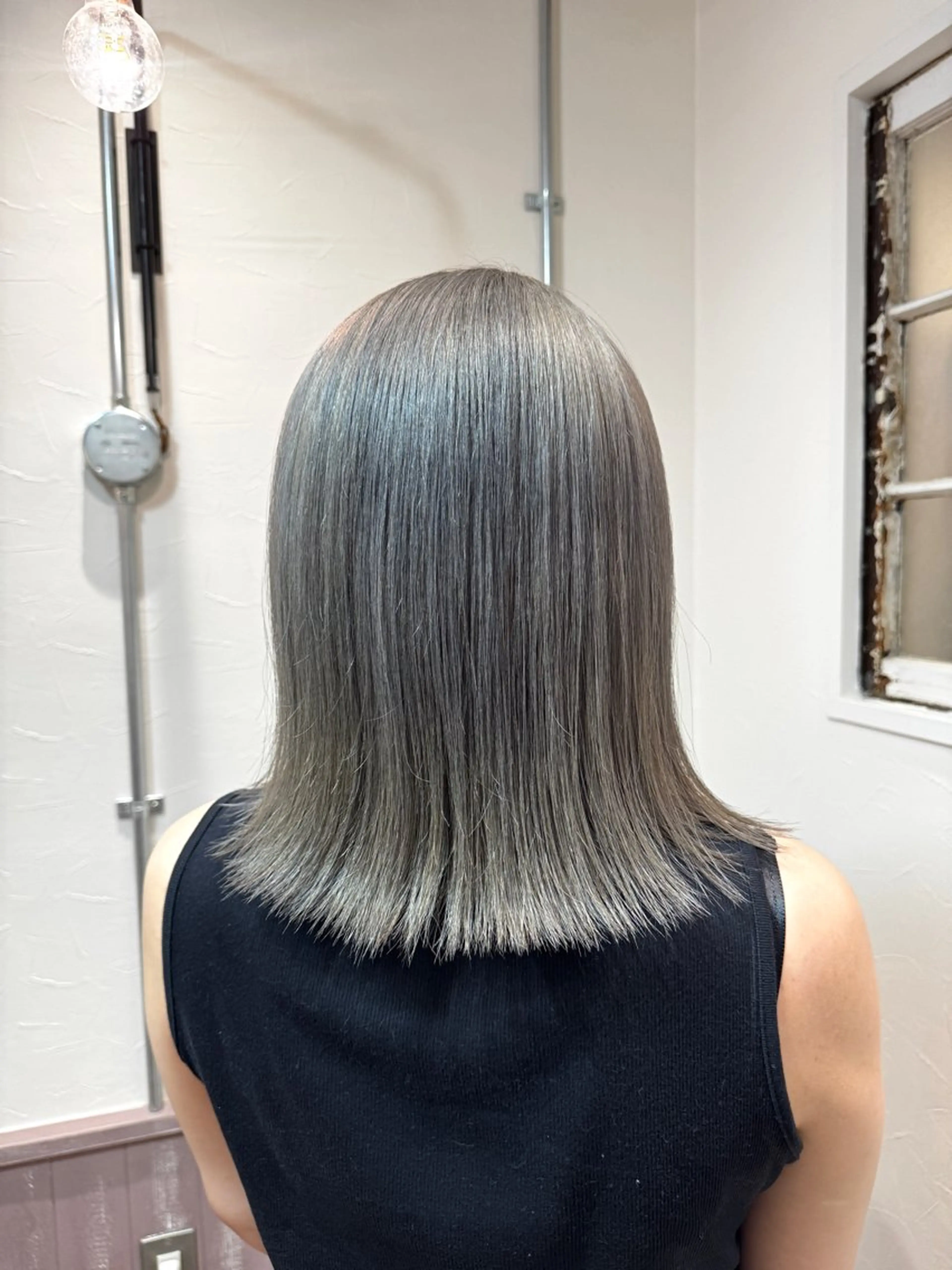 ミディアム カラー カット ヘアカラー トリートメント 矢場町/ダブルカラー /レイヤー/アリサのヘアスタイル