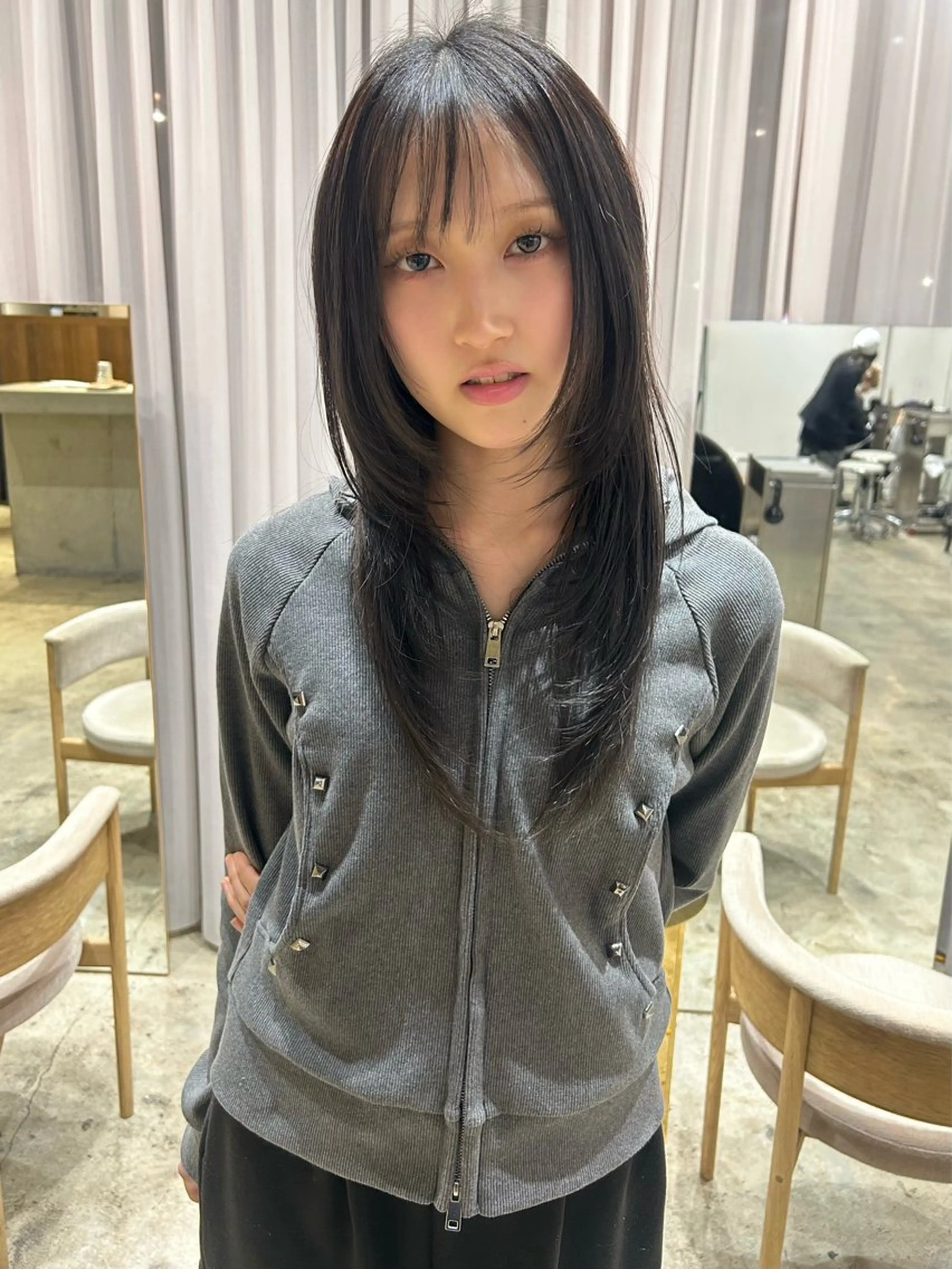 ロング ハイレイヤー レイヤーカット レイヤー/パーマ /momokoのヘアスタイル