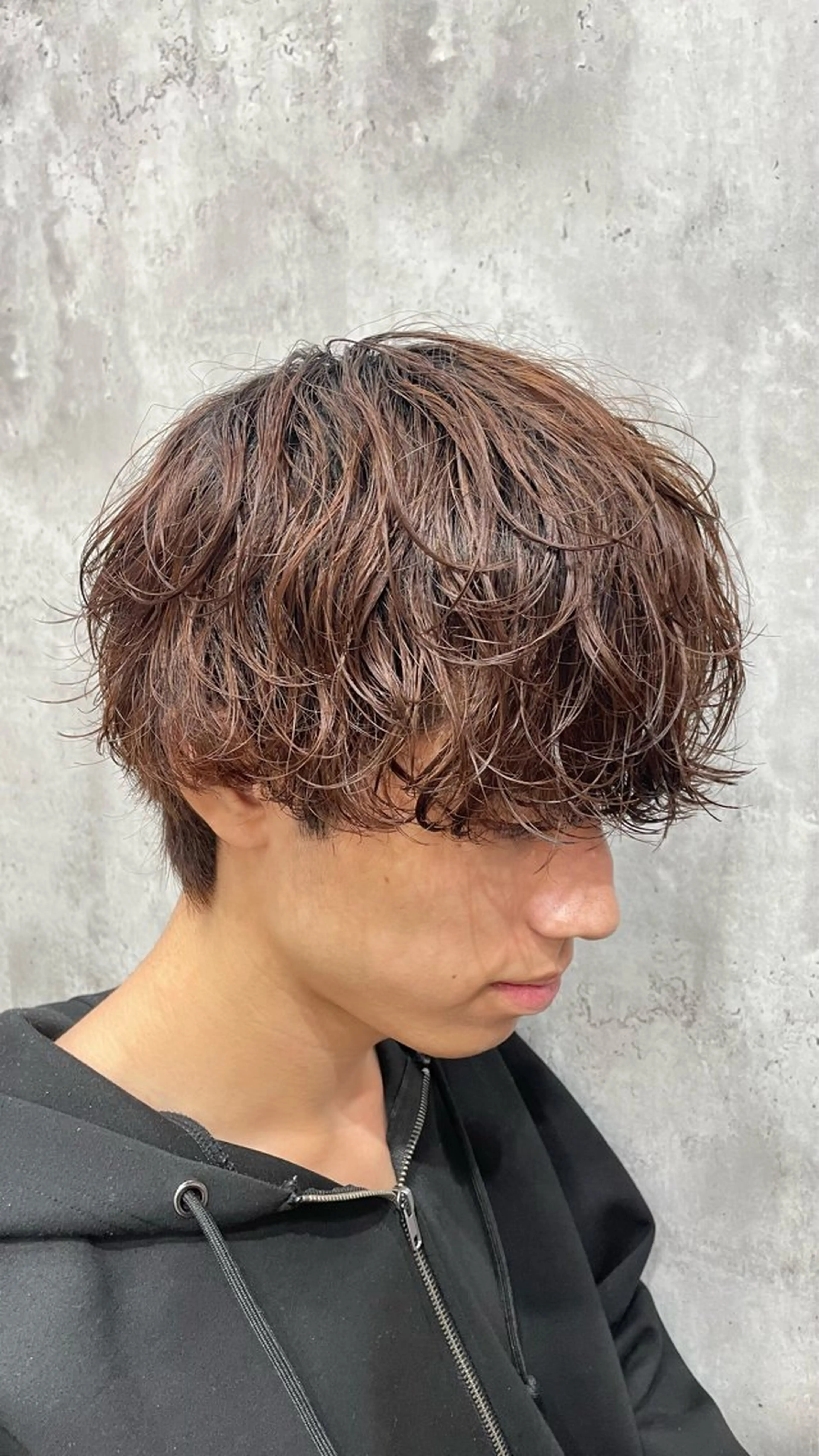 ショート パーマ メンズ カット パーマ シャドウパーマ/縦落 ちパーマ 大久保拓実のヘアスタイル