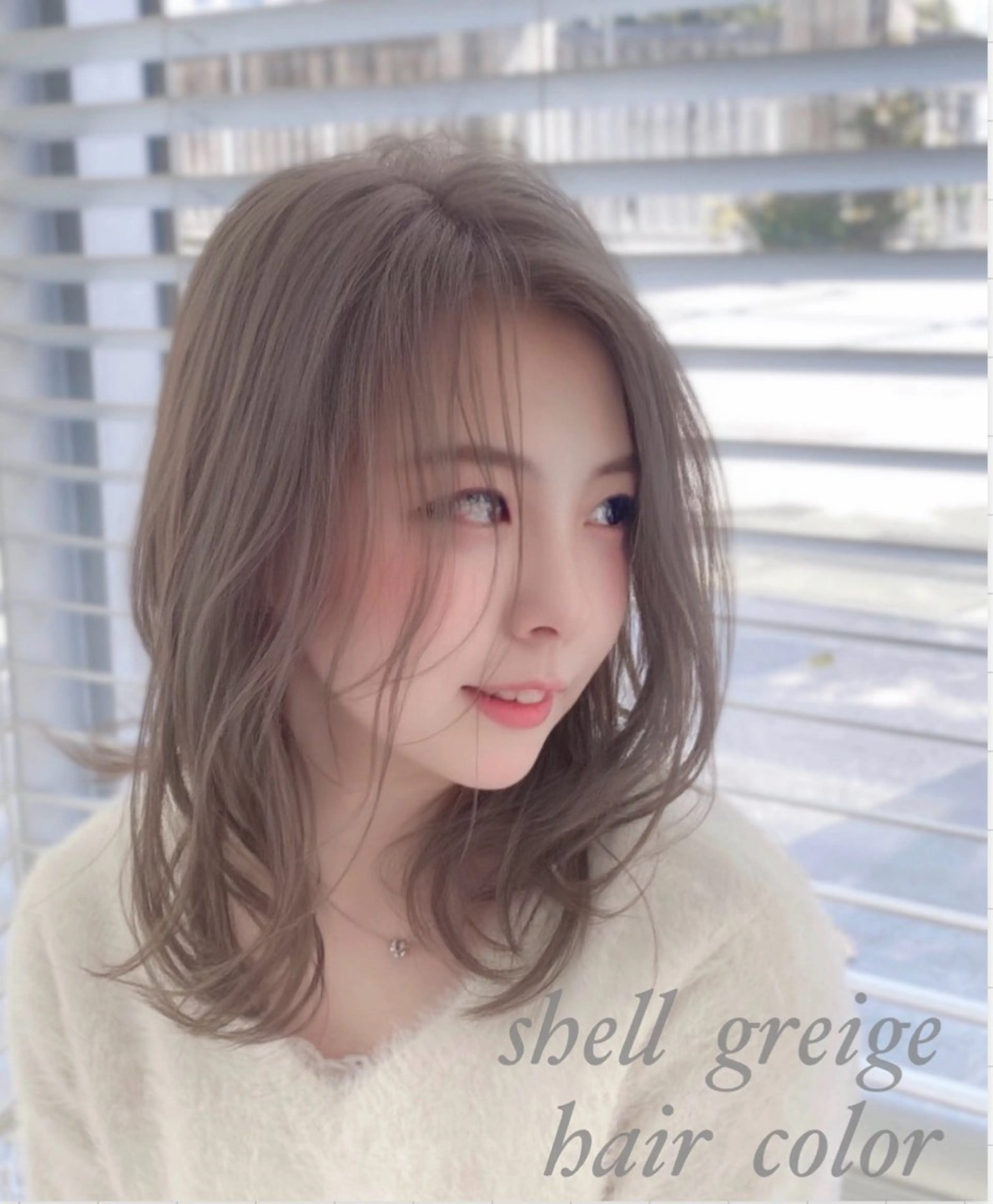 セミロング カラー M.SLASH 辻 孝志のヘアスタイル