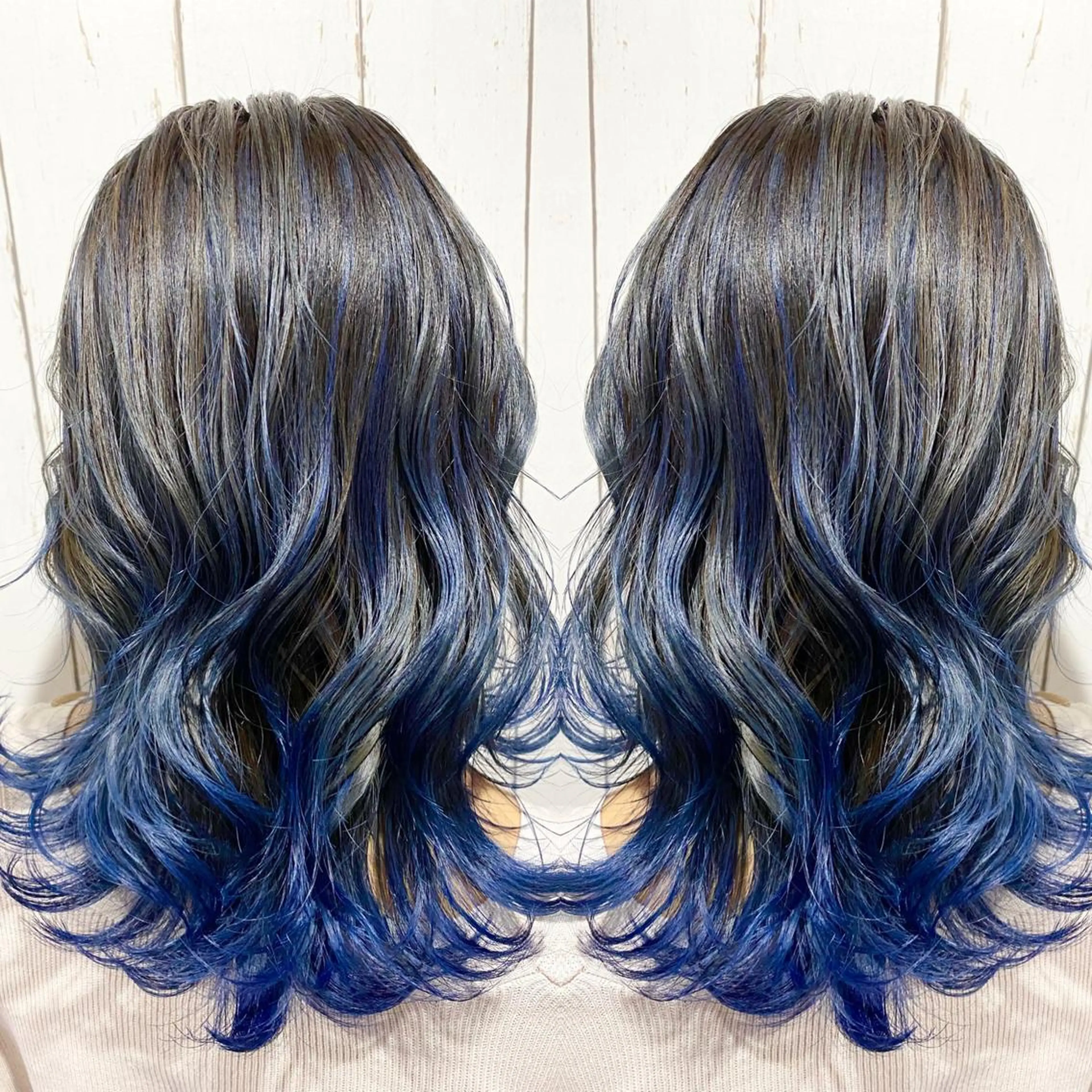 ロング カラー パーマ ヘアアレンジ アディクシーカラー アッシュ バレイヤージュ ベージュカラー ブリーチ ヘアカラー トリートメント 👑指名率No.1 👑坂口飛翔のヘアスタイル