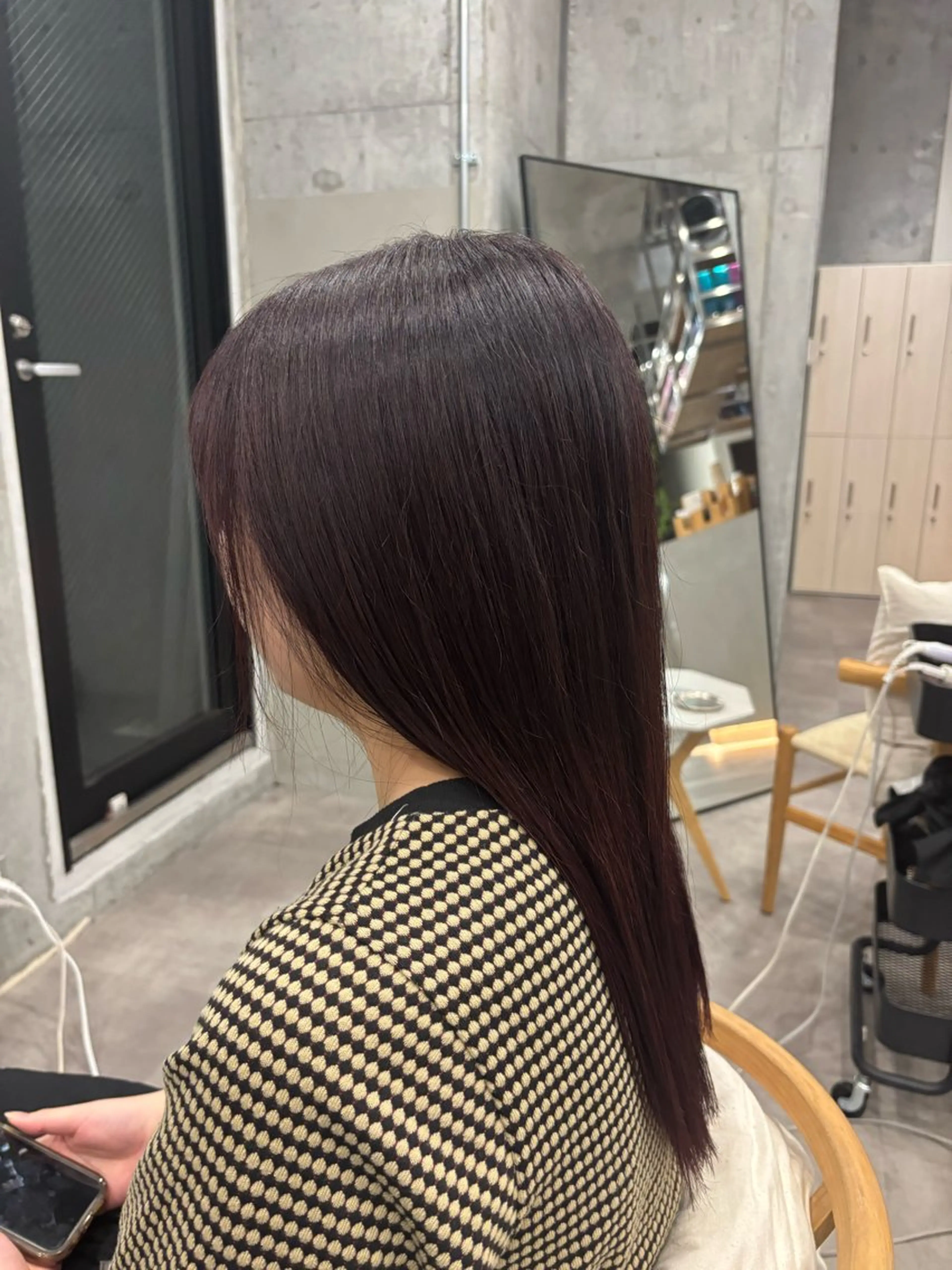 カラー ピンクカラー たなき ゆうかのヘアスタイル