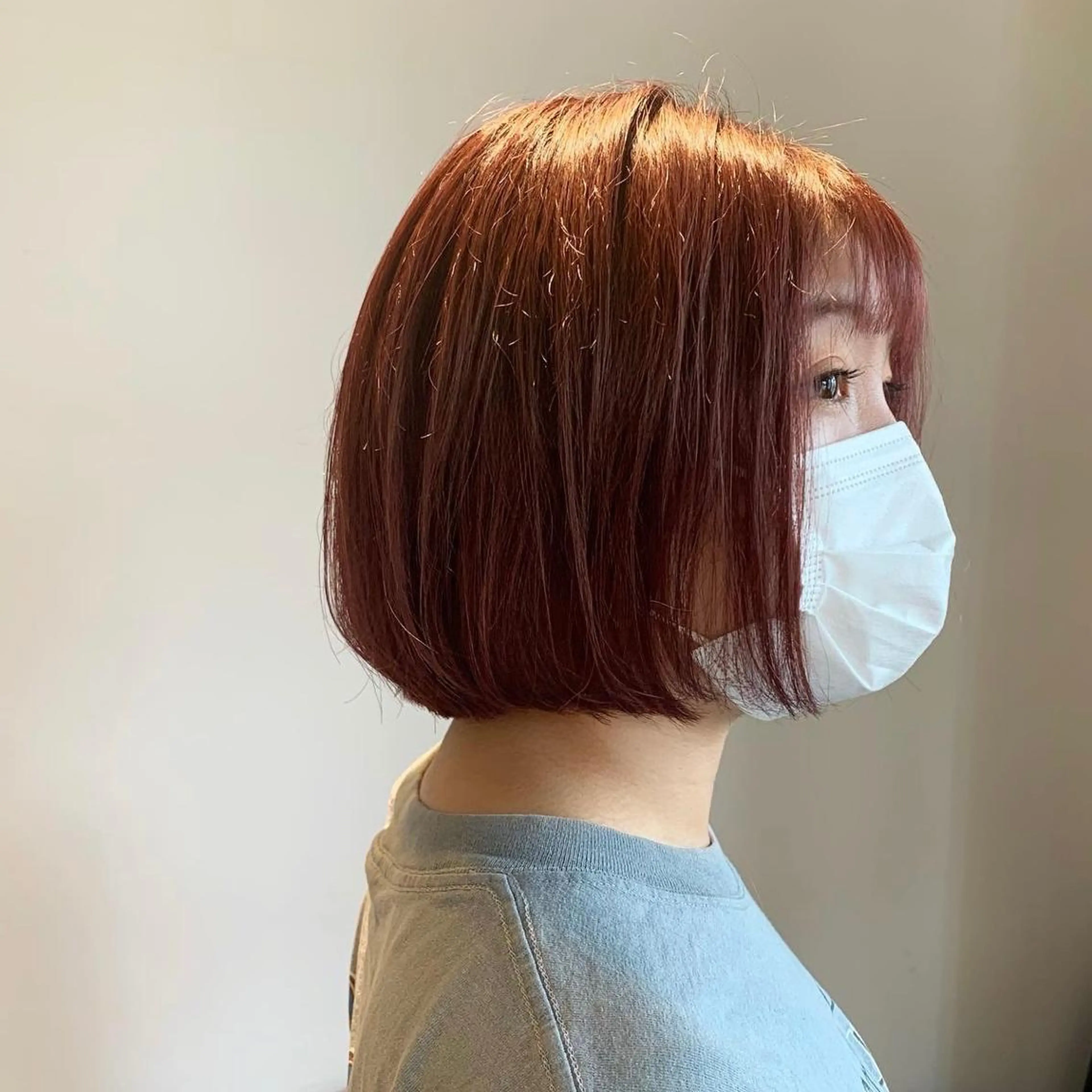カラー ピンクカラー ボブ ヘアカラー トリートメント イロトカタチ　つくば店所属・コウノス マサコのヘアスタイル