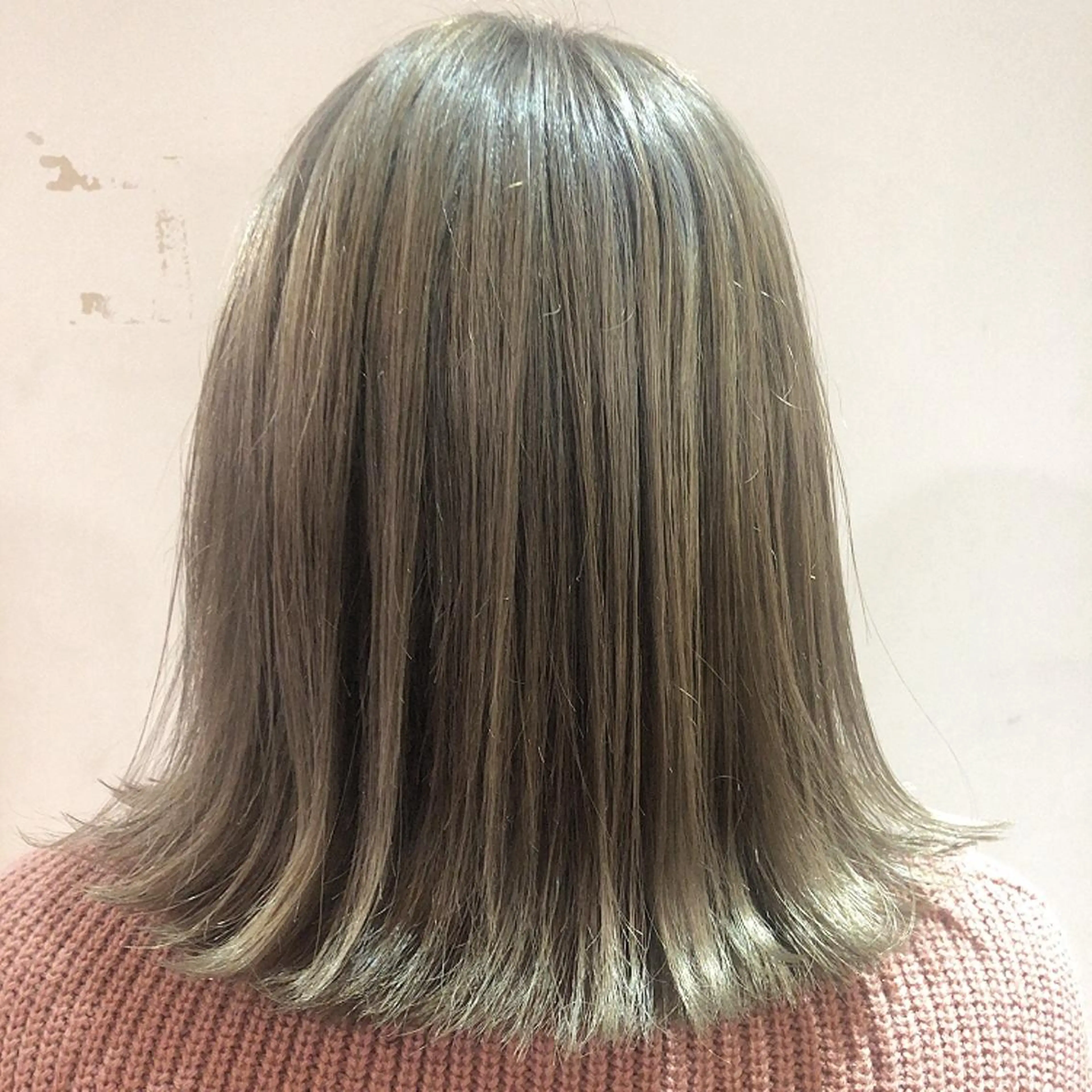 ミディアム 切りっぱなしロブ 💚 nao💚のヘアスタイル