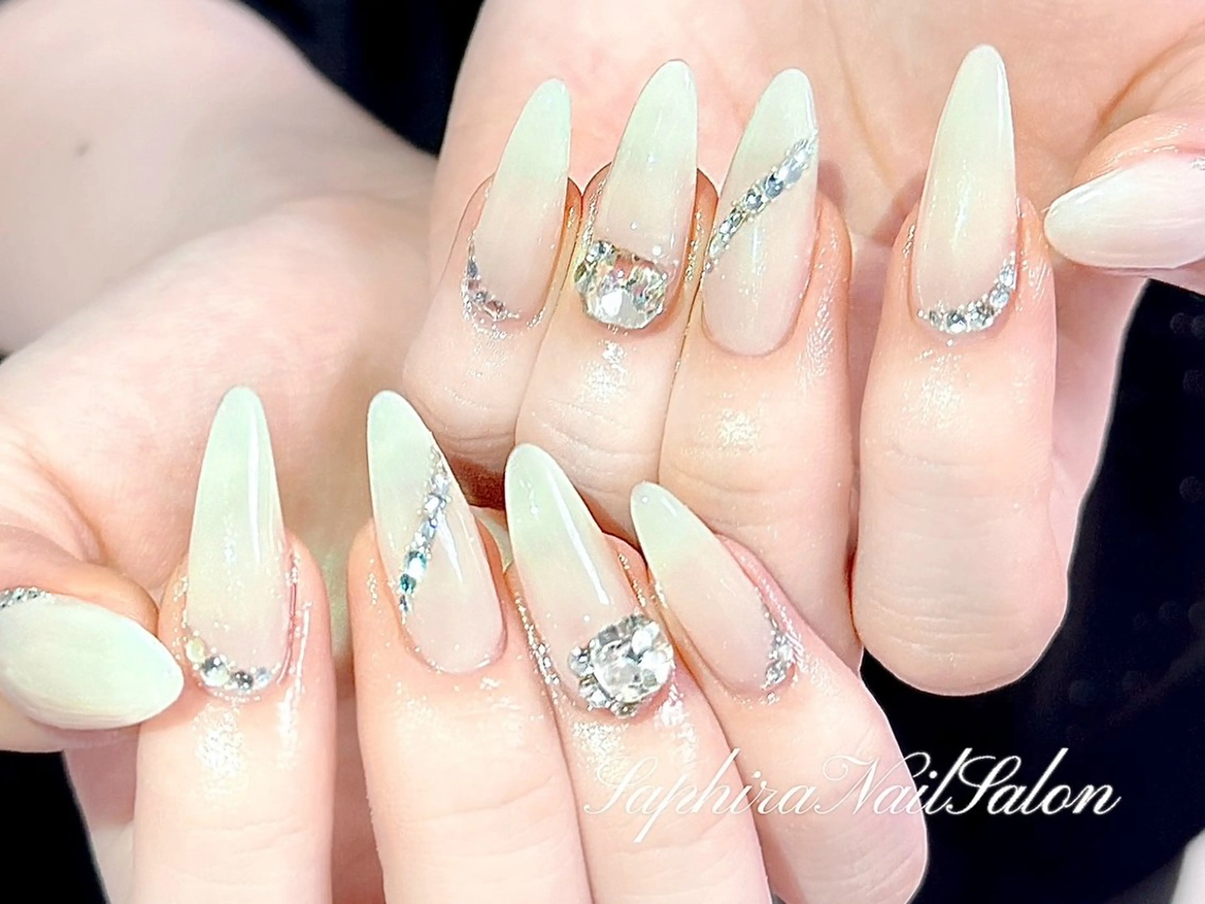 カラー ハンドネイル Saphiraネイル サロン錦糸町のネイルデザイン