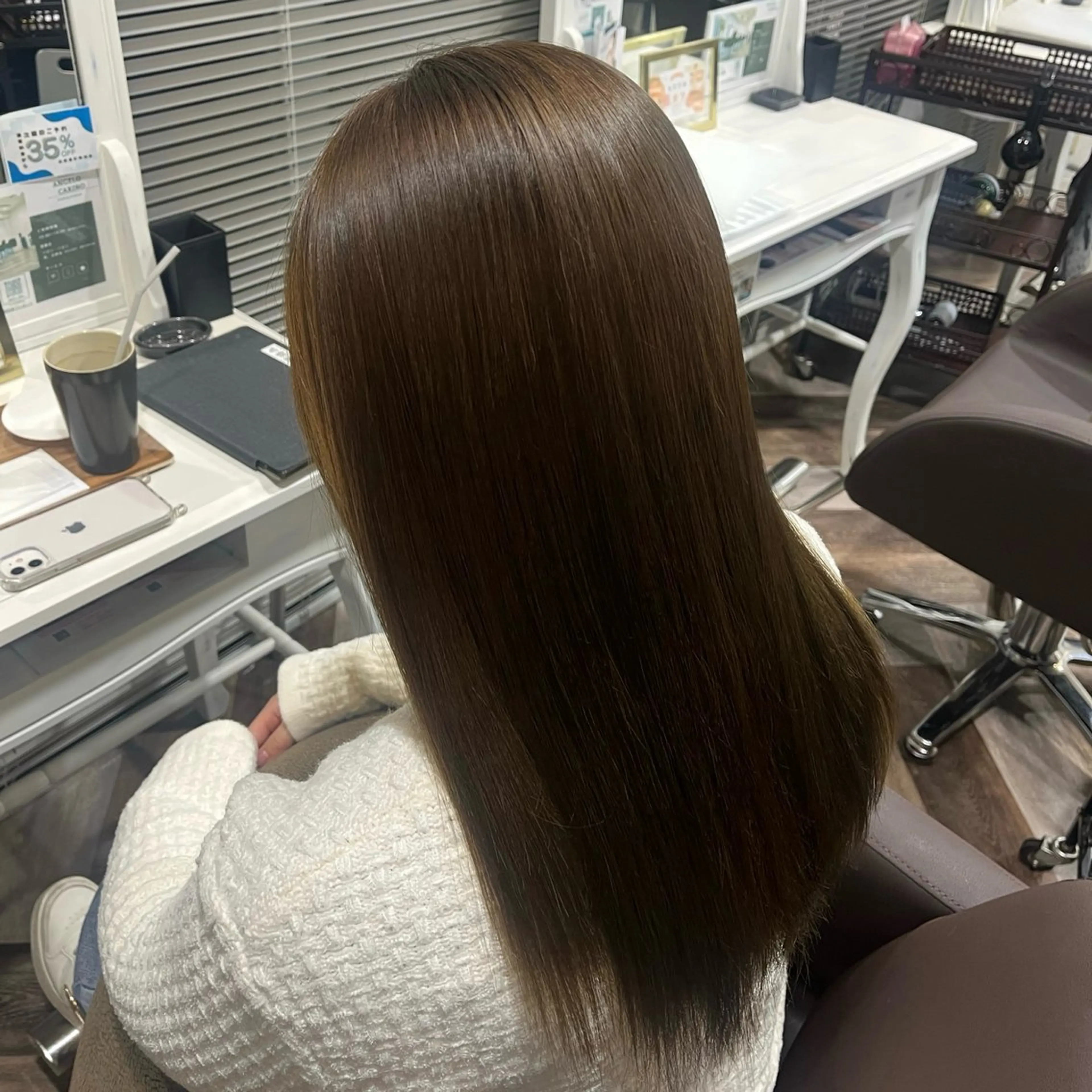 カラー ベージュカラー オリーブベージュ 🌸エミリー /仙台駅東口🌸のヘアスタイル