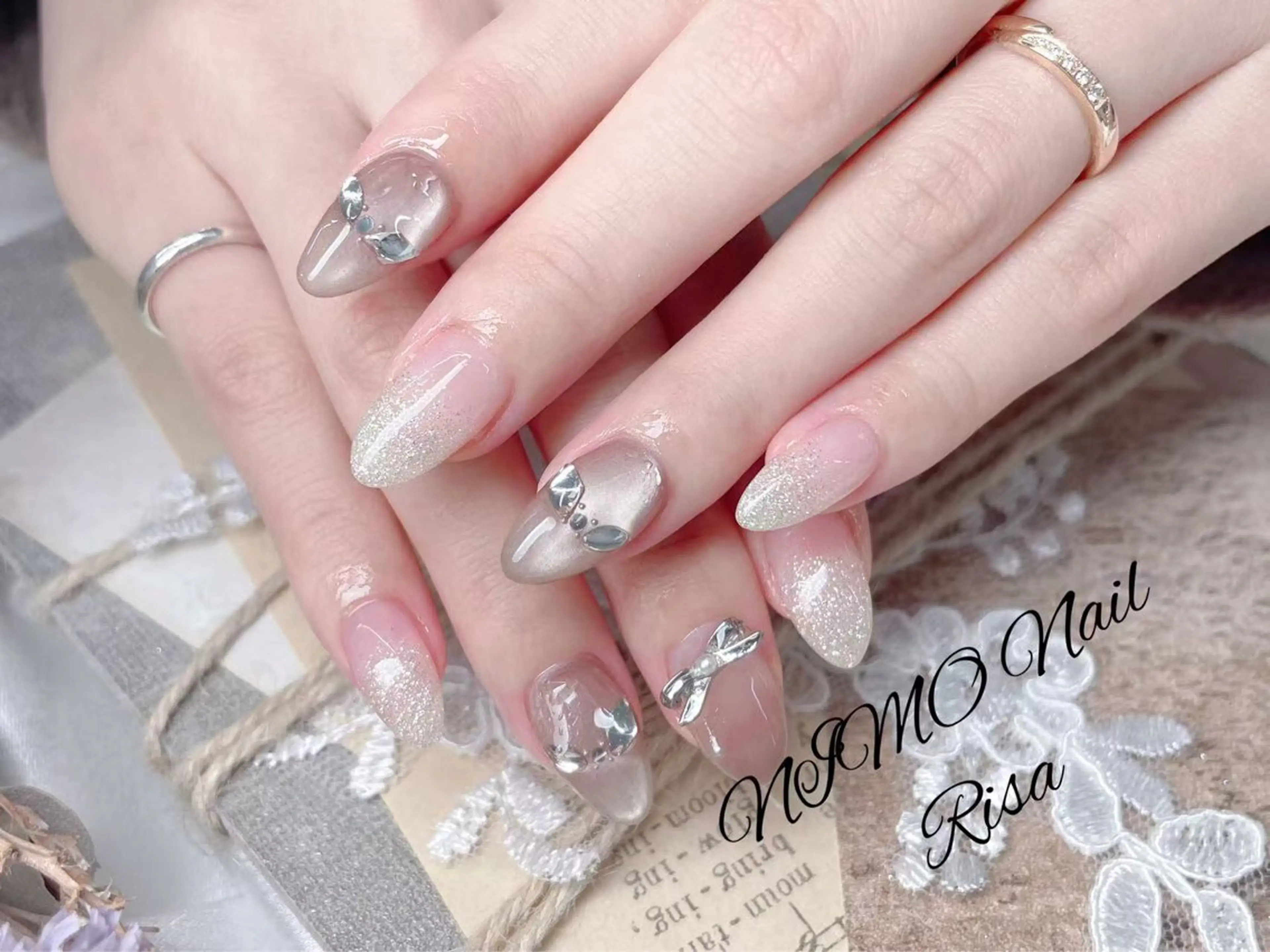 ネイル クリアネイル 長さ出し フットネイル フレンチネイル ジェルネイル ハンドネイル RI SA☀️ リサのネイルデザイン