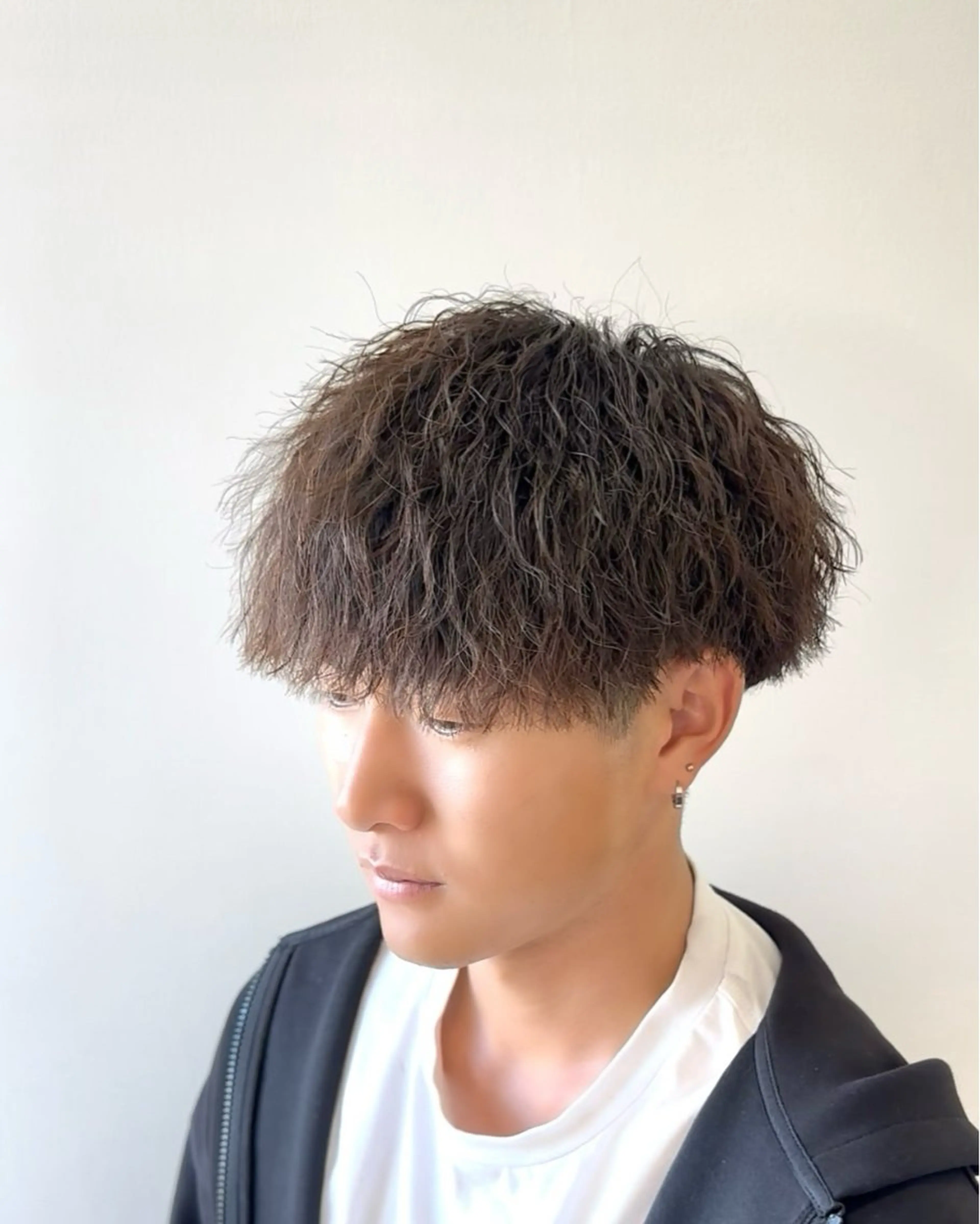 パーマ メンズ マッシュ カット パーマ ヘッドスパ ☆★メンズ特化★☆ 川地由麿のヘアスタイル