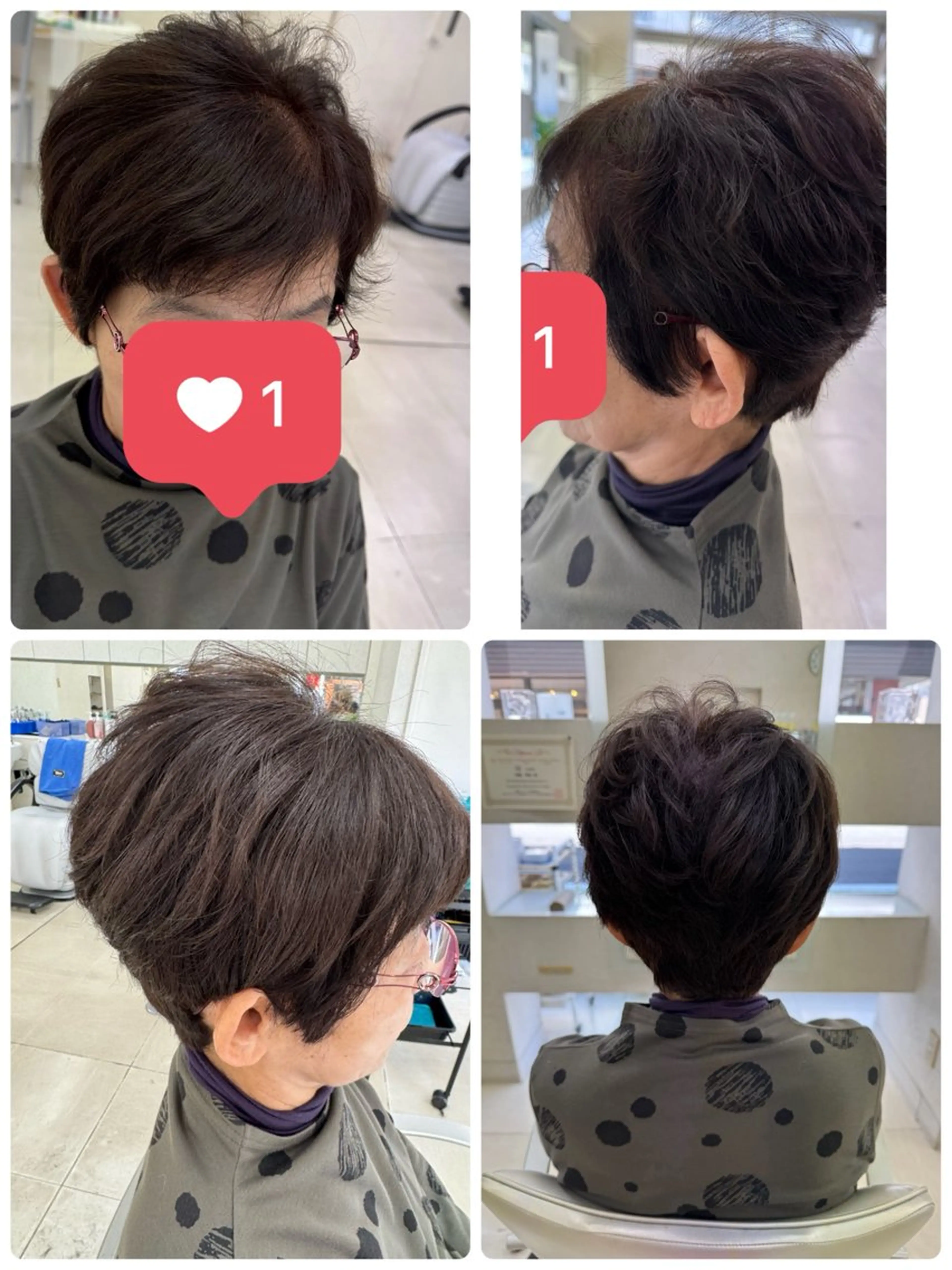 ショート ショートヘア タカハシ リナのヘアスタイル