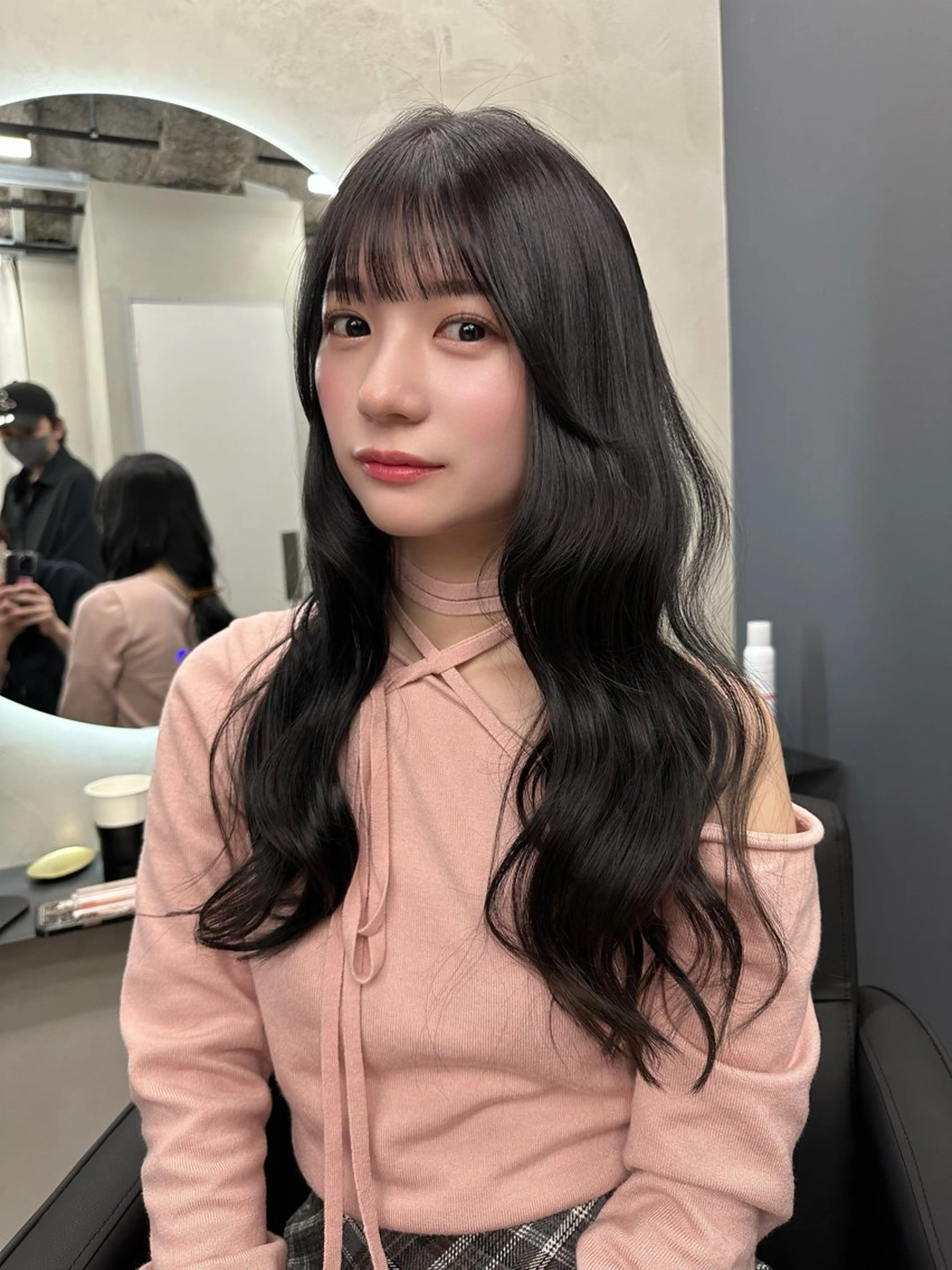 ロング トリートメント 韓国/ワンホンヘア 髪質改善/MaCoのヘアスタイル