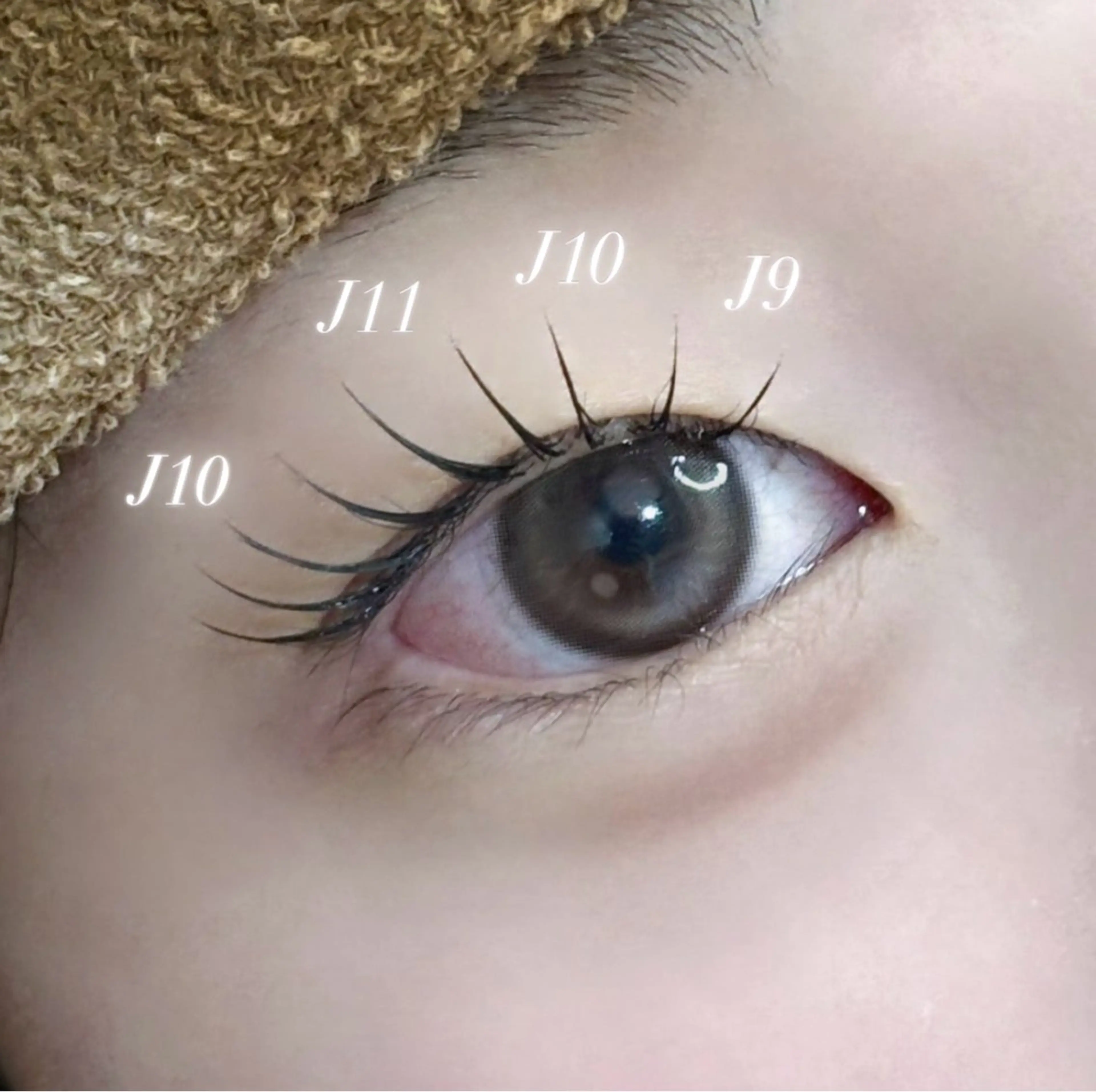 マツエク・マツパ フラットラッシュ Jカール ナチュラル マツエク kamie harukaのマツエク・マツパデザイン