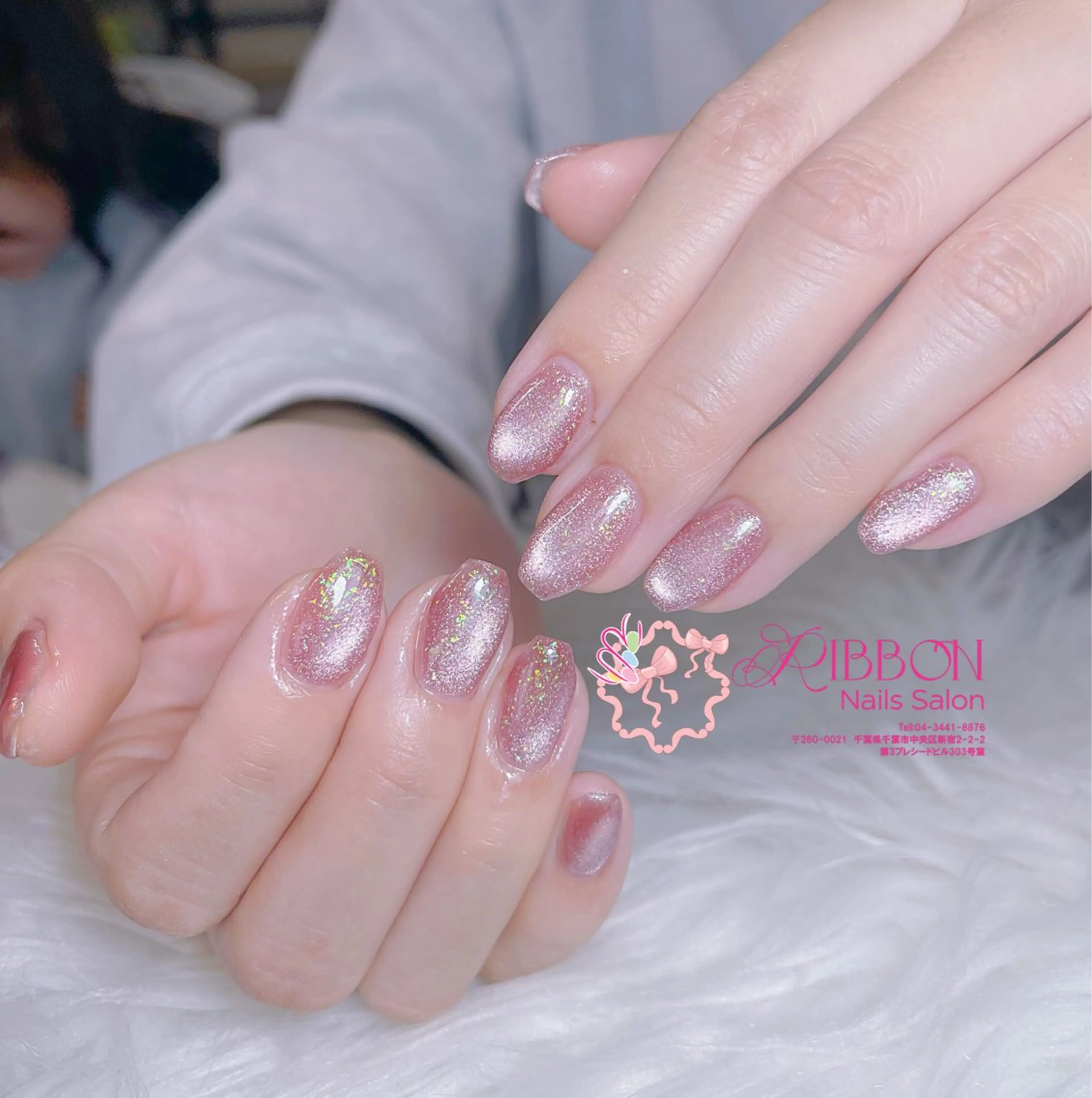 ネイル チークネイル フットネイル フレンチネイル グラデーション 韓国ネイル ハンドネイル Ribbonnail salonのネイルデザイン