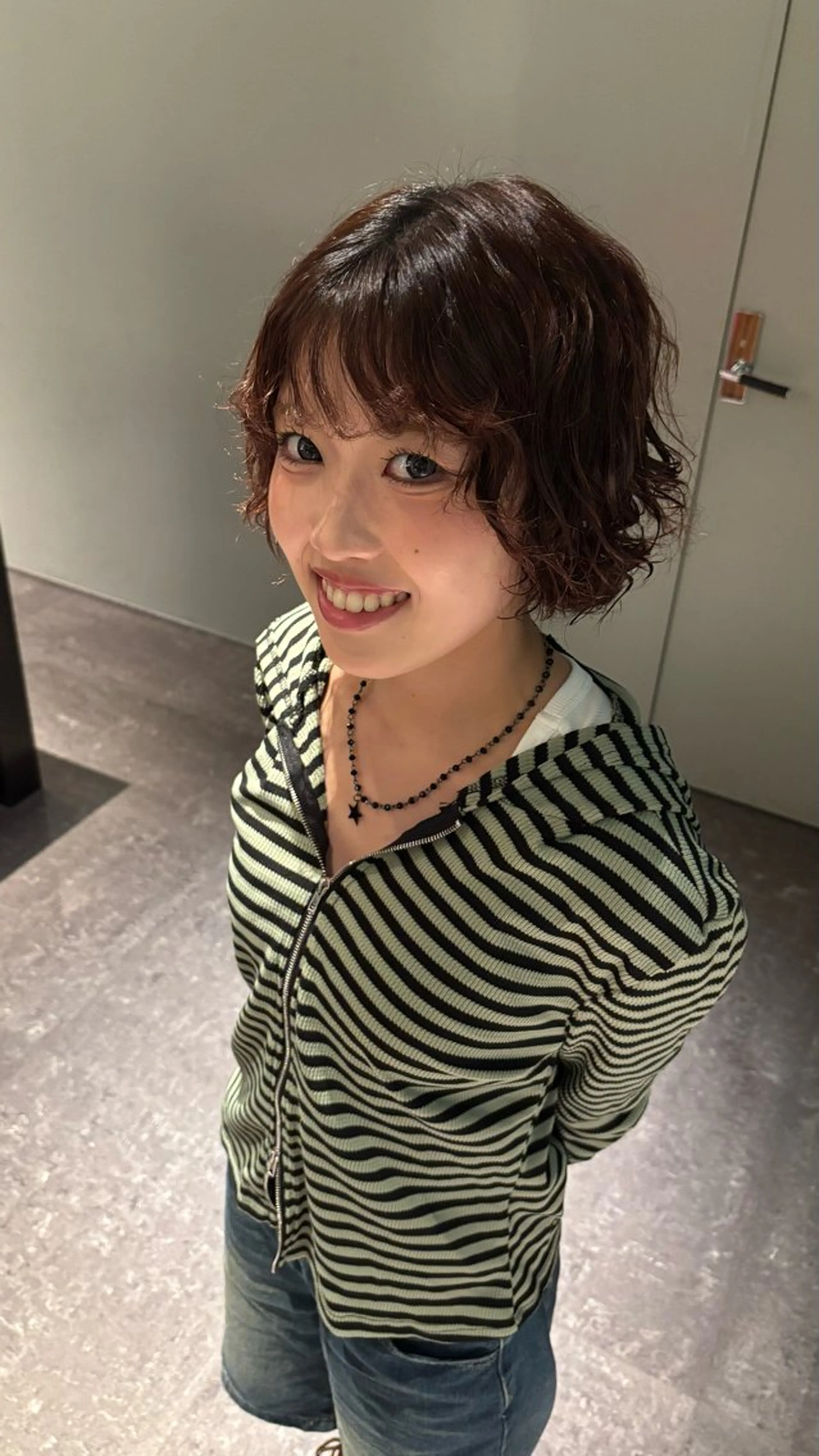 ショート カラー パーマ パーマ Brownie所属・池田 悠人のヘアスタイル