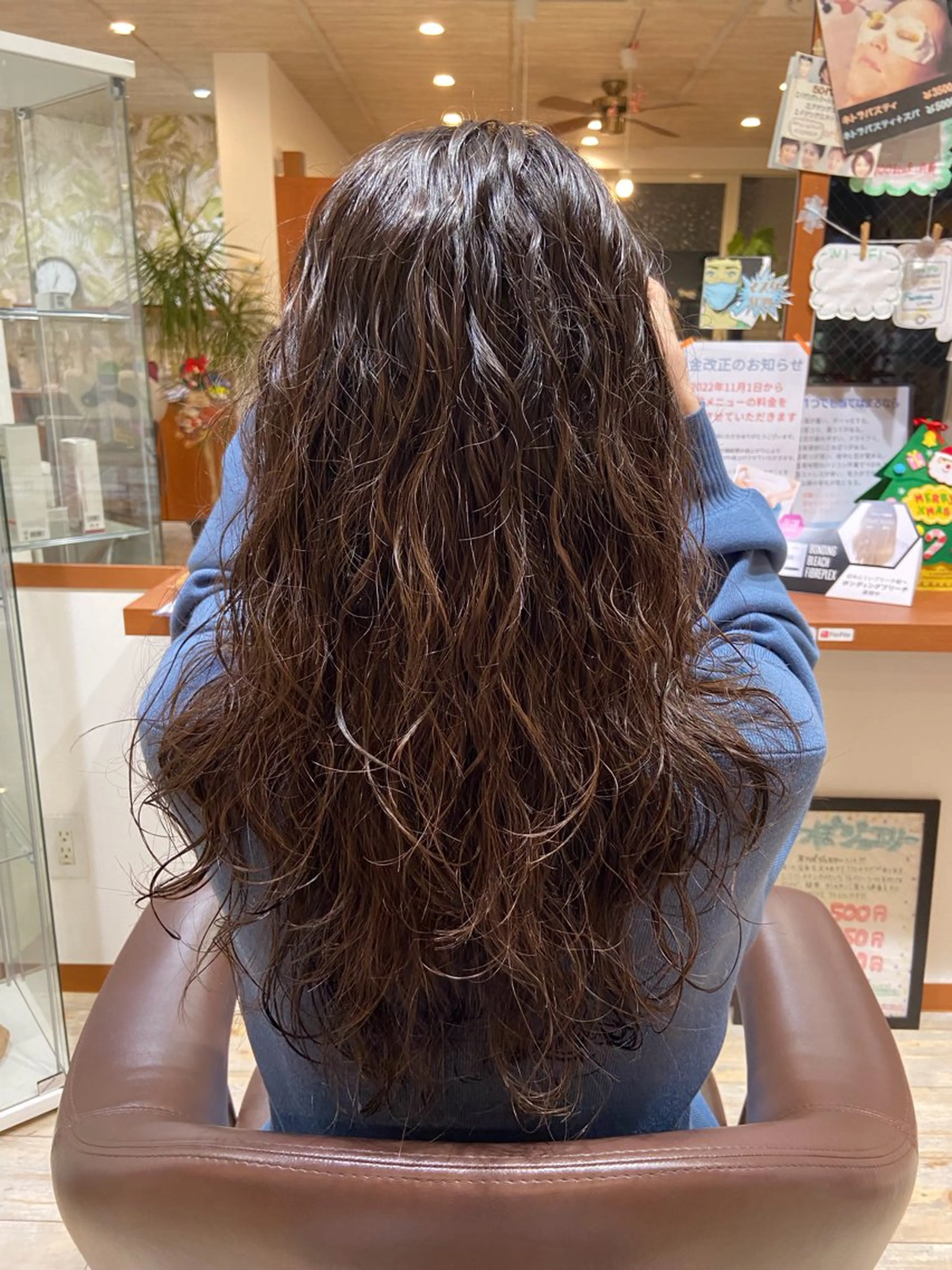 カット+デジタルパーマの写真