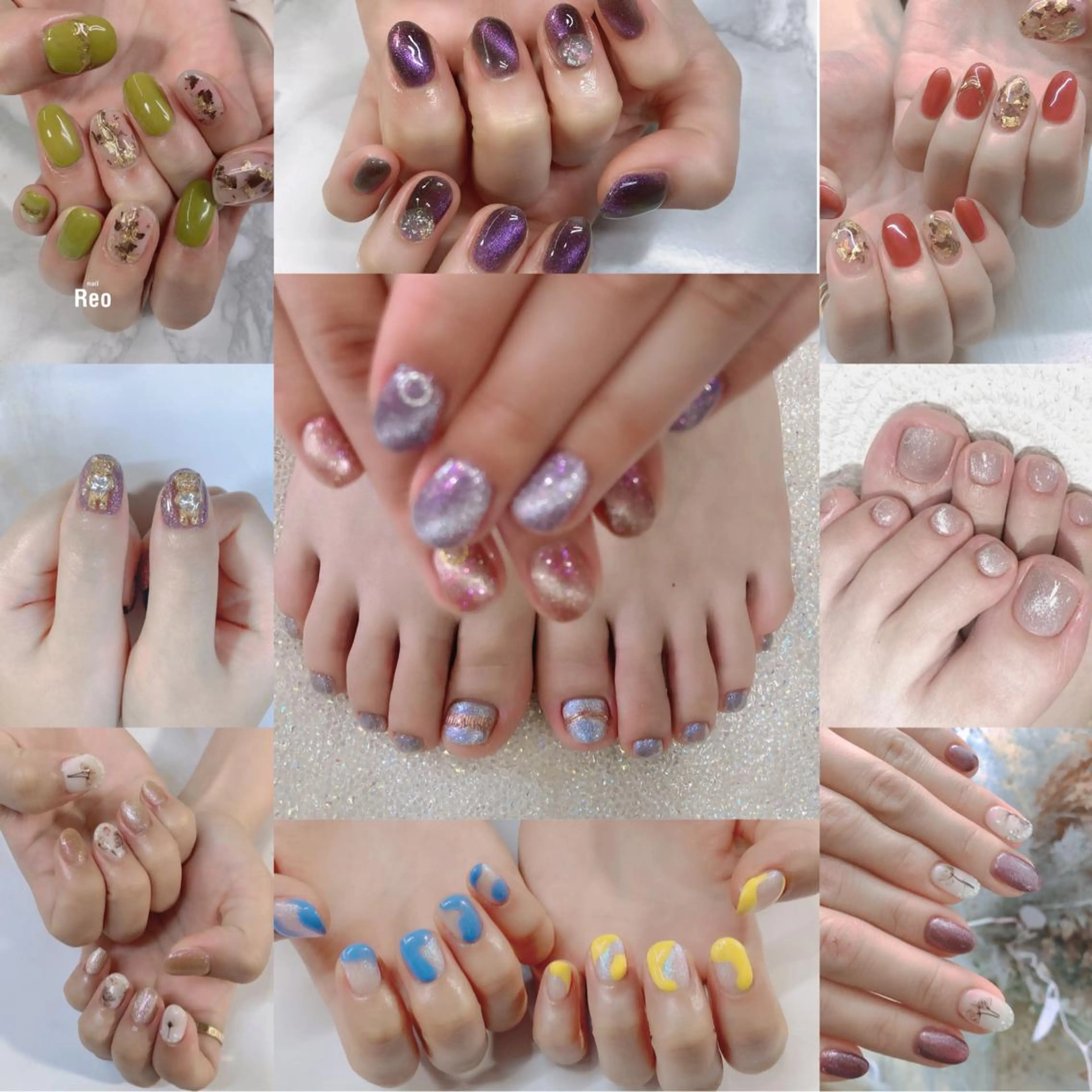 ミディアム ネイル Reonail 💕Kana💕のネイルデザイン