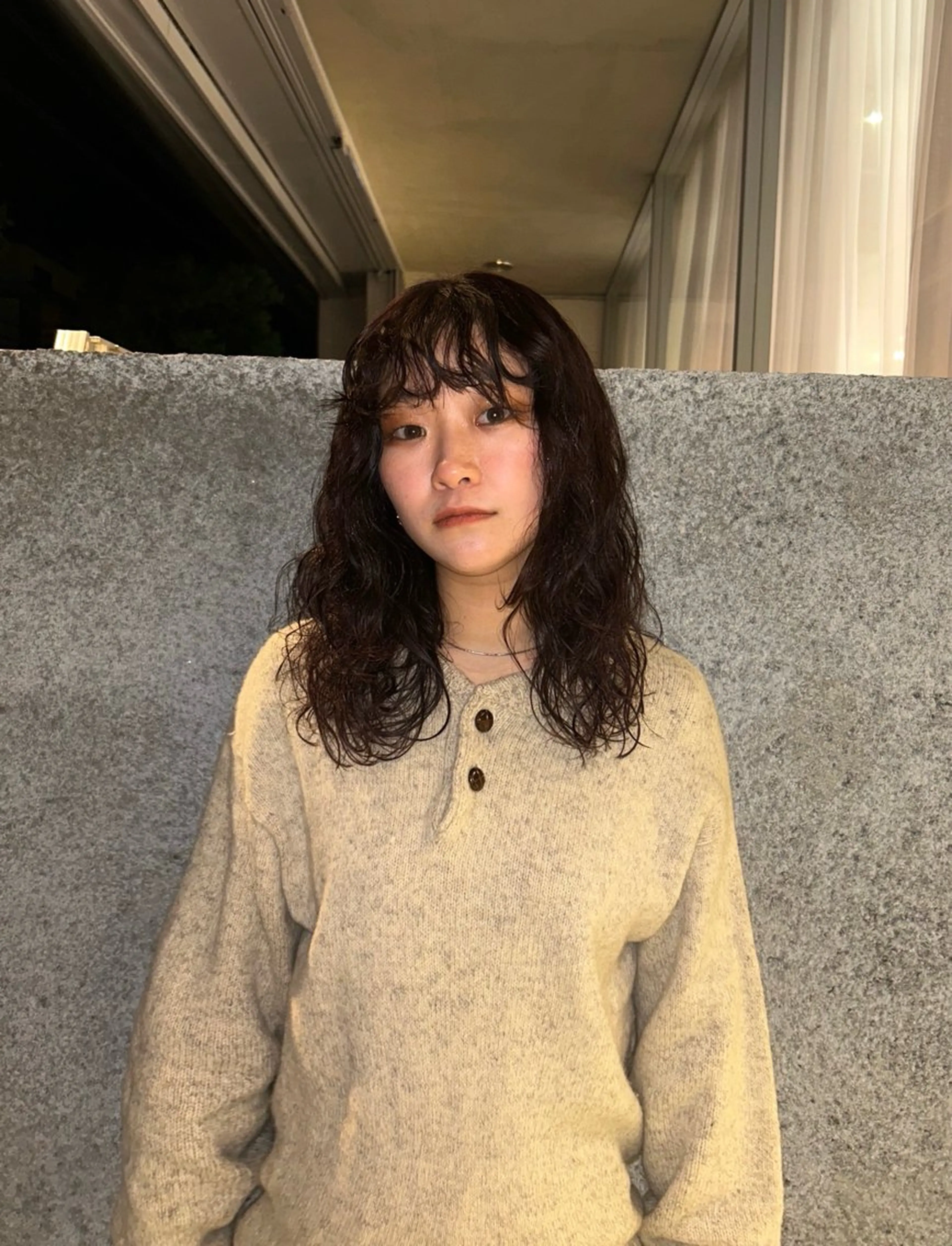 セミロング パーマ 🗽デザインカット/ パーマ/MIRU🗽のヘアスタイル