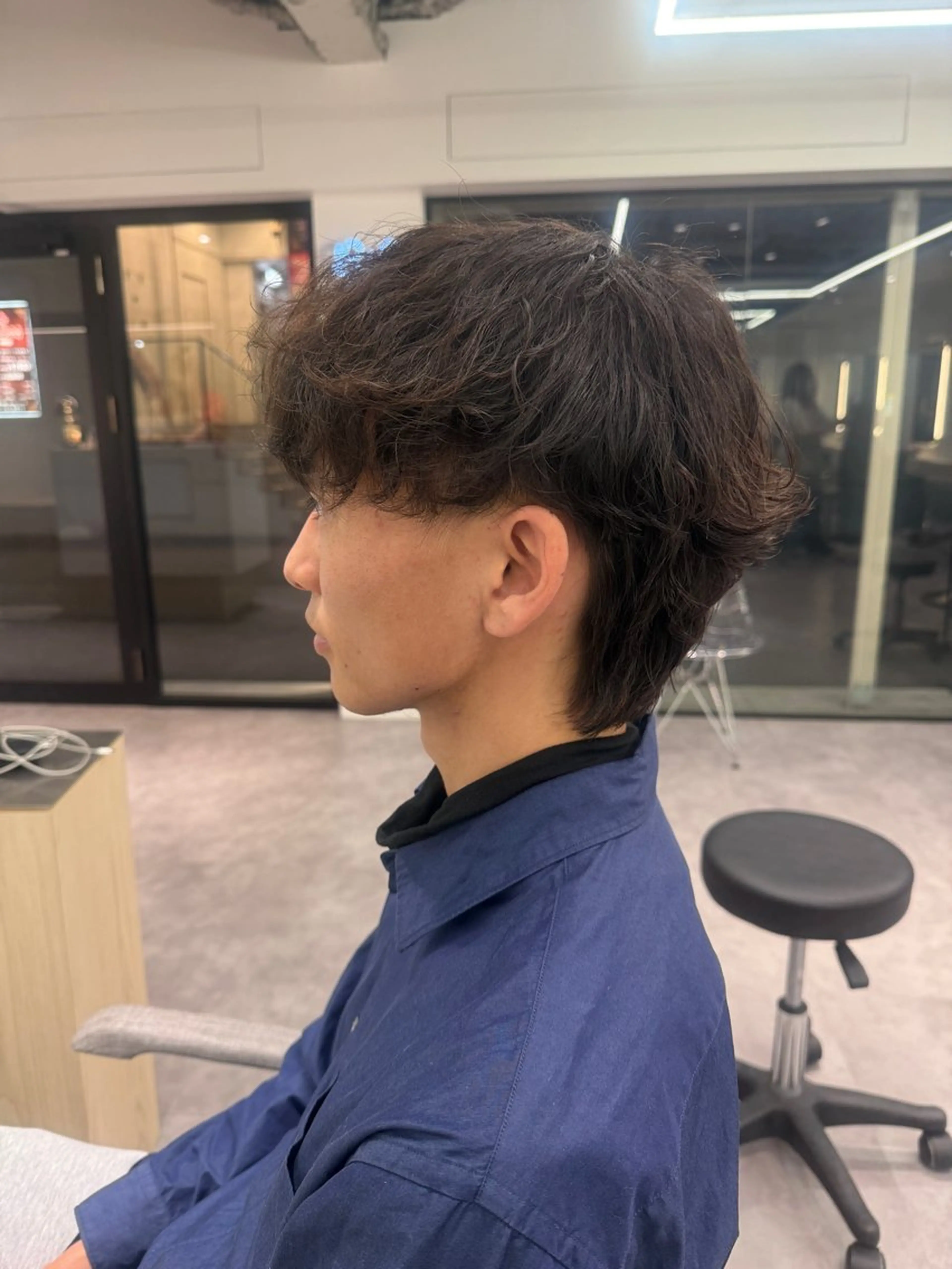 メンズ カット パーマ メンズ/透明感カラー lar Hana🌻のヘアスタイル