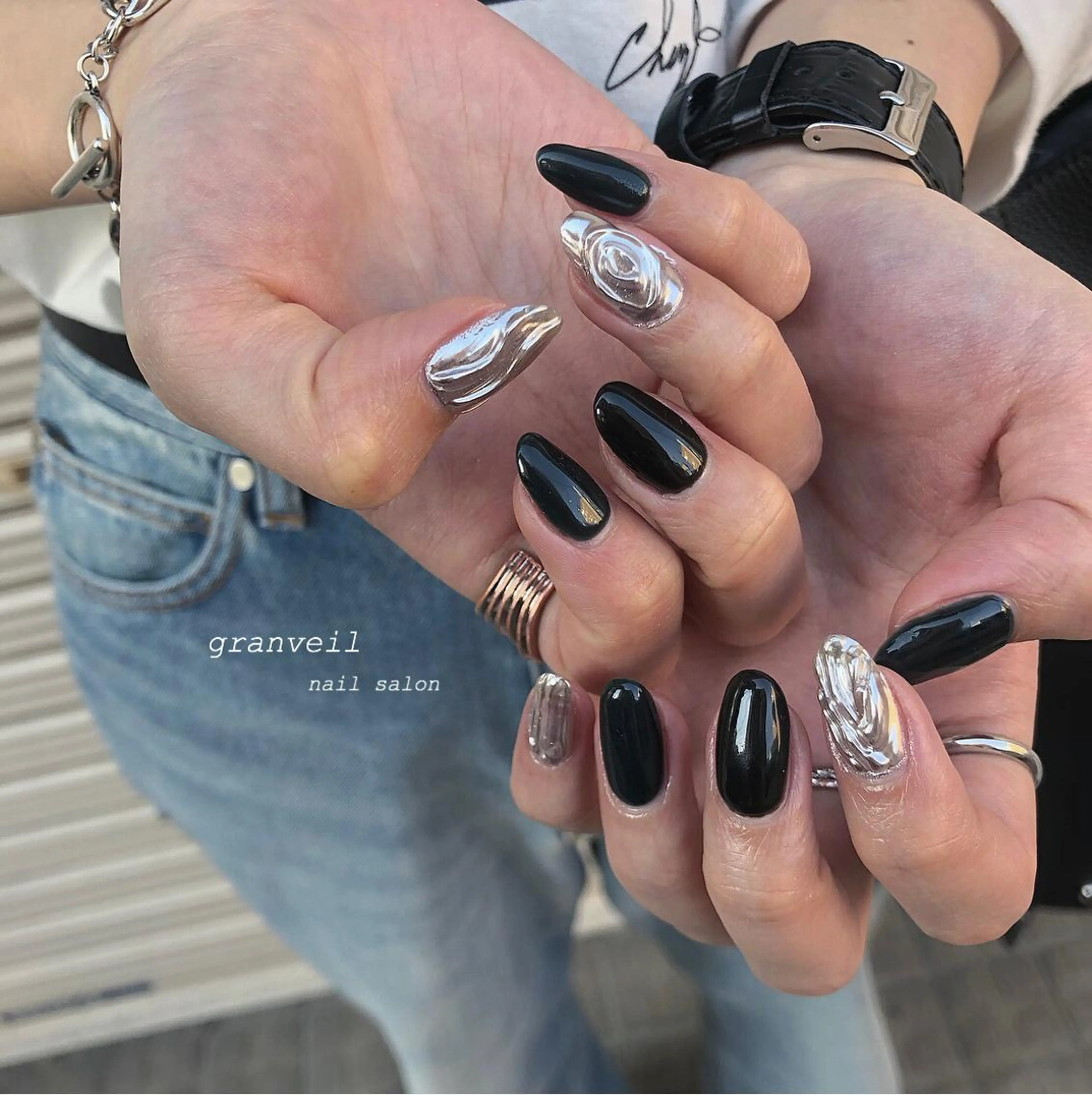ネイル ニュアンスネイル nail salon granveilのネイルデザイン