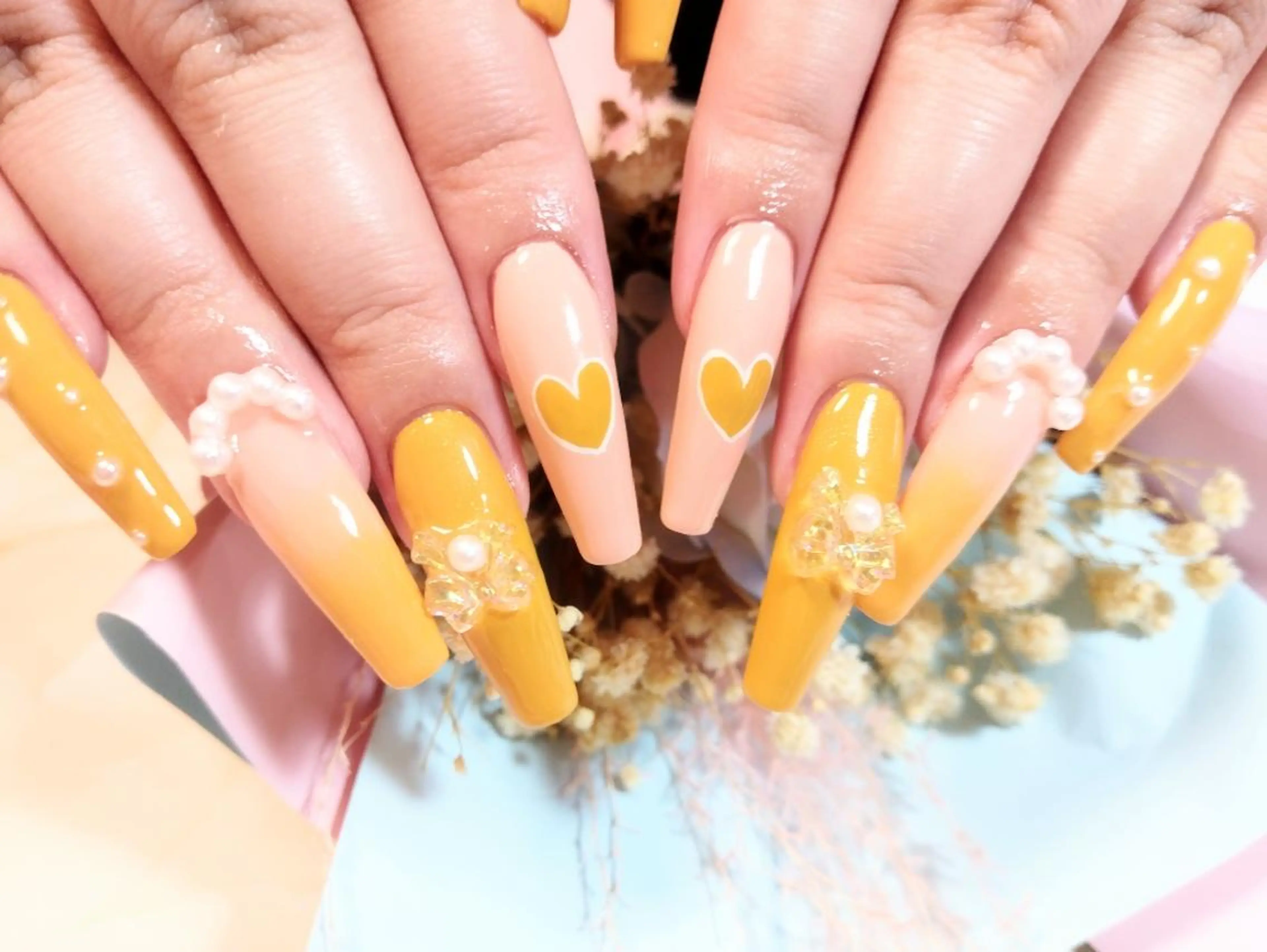 ネイル ロングネイル 持ち込み ネイルチップ ハンドネイル ハンドケア ＤI'A ネイルサロンのネイルデザイン