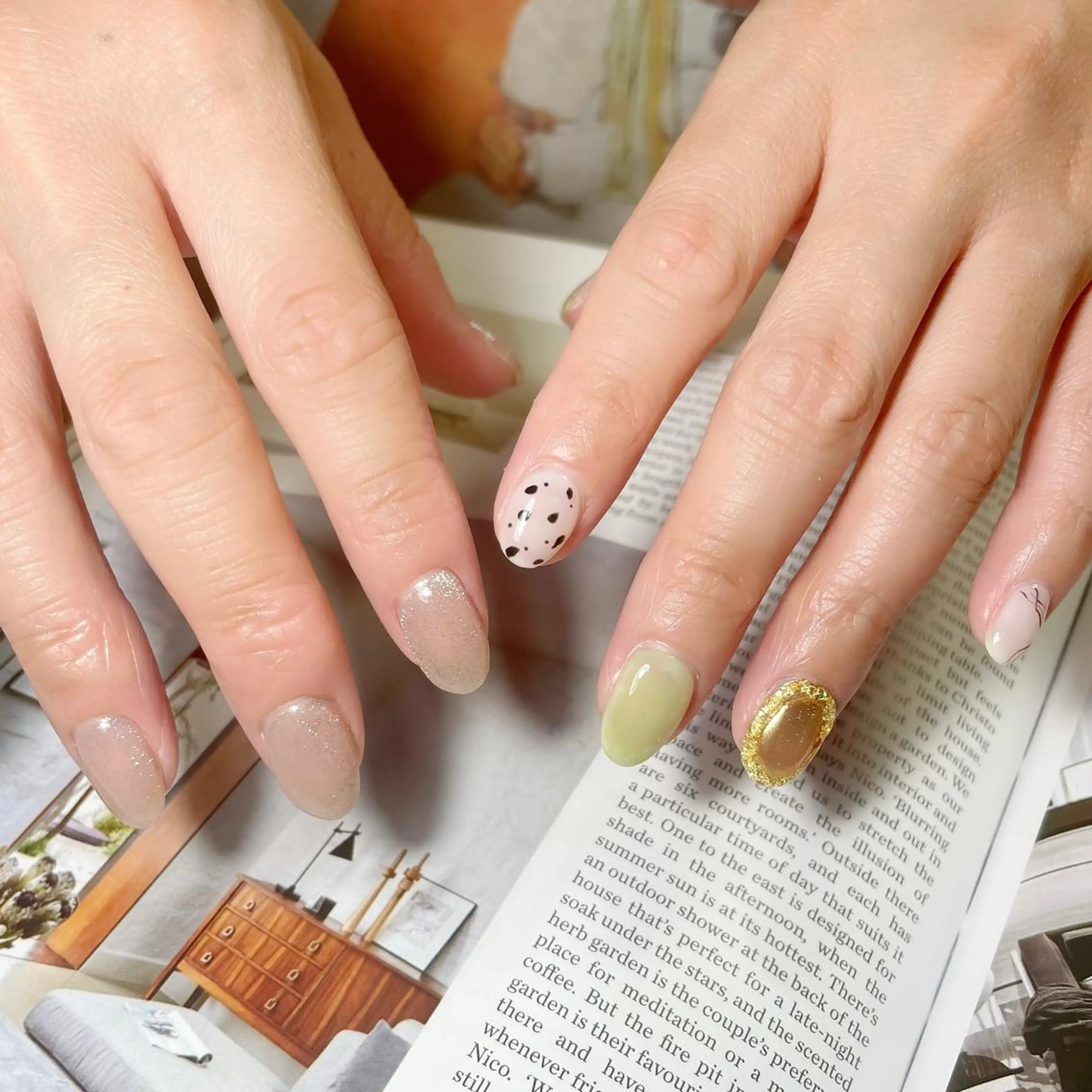 ネイル マグネットネイル Lofinails ちひろのネイルデザイン