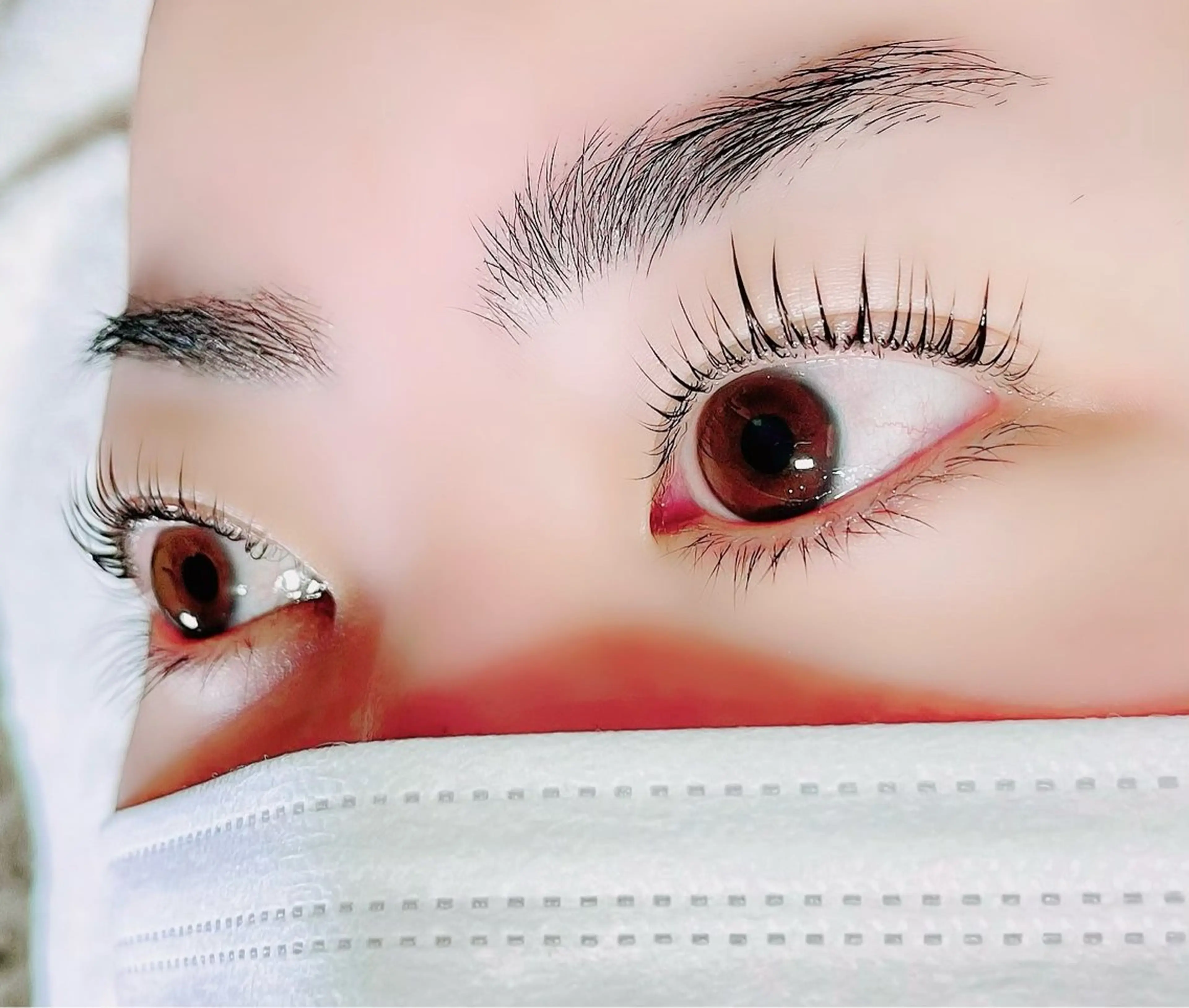 マツエク・マツパ フラットラッシュ パリジェンヌラッシュリフト まつげパーマ 一重×まつ毛パーマ ボリュームラッシュ マツパ Charme 五反田・不動前・目黒のマツエク・マツパデザイン