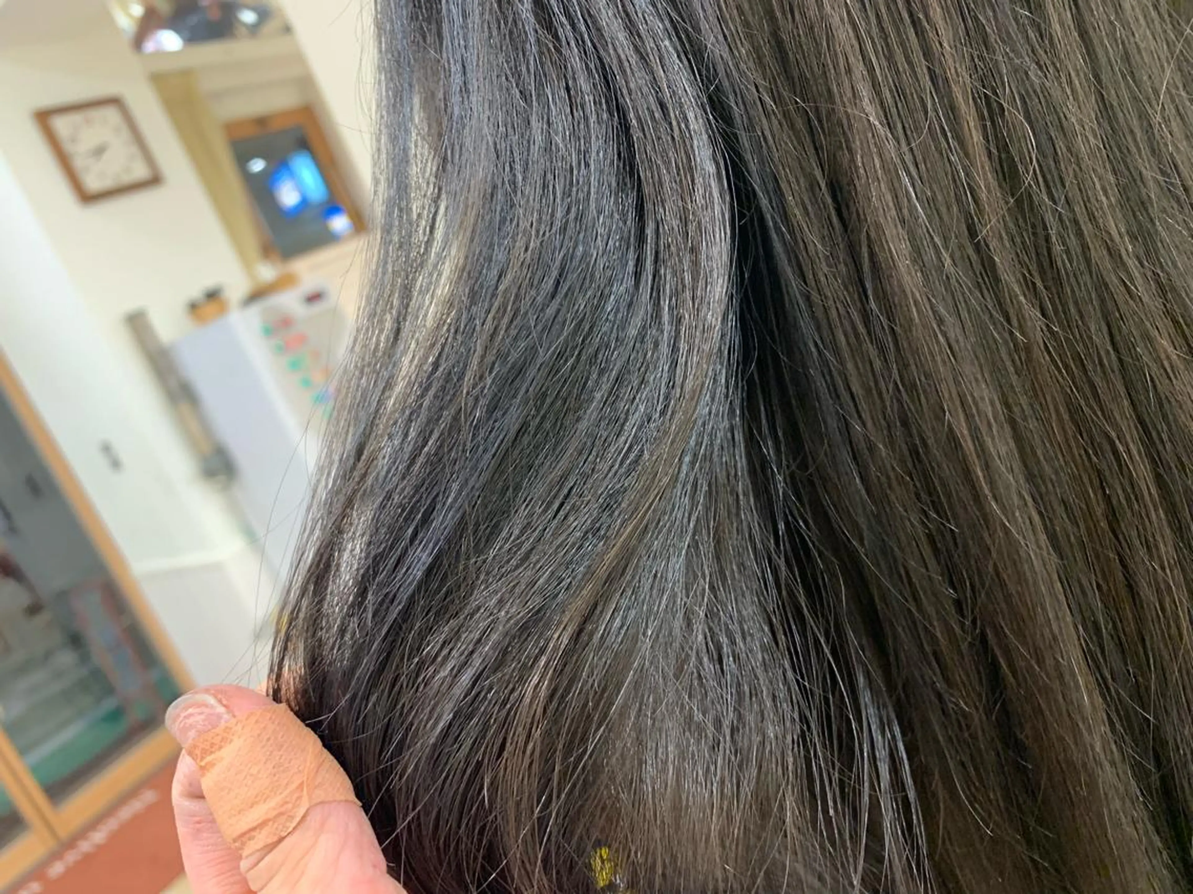 ロング カラー ボブ/美髪矯正 /佐藤　奈巳のヘアスタイル