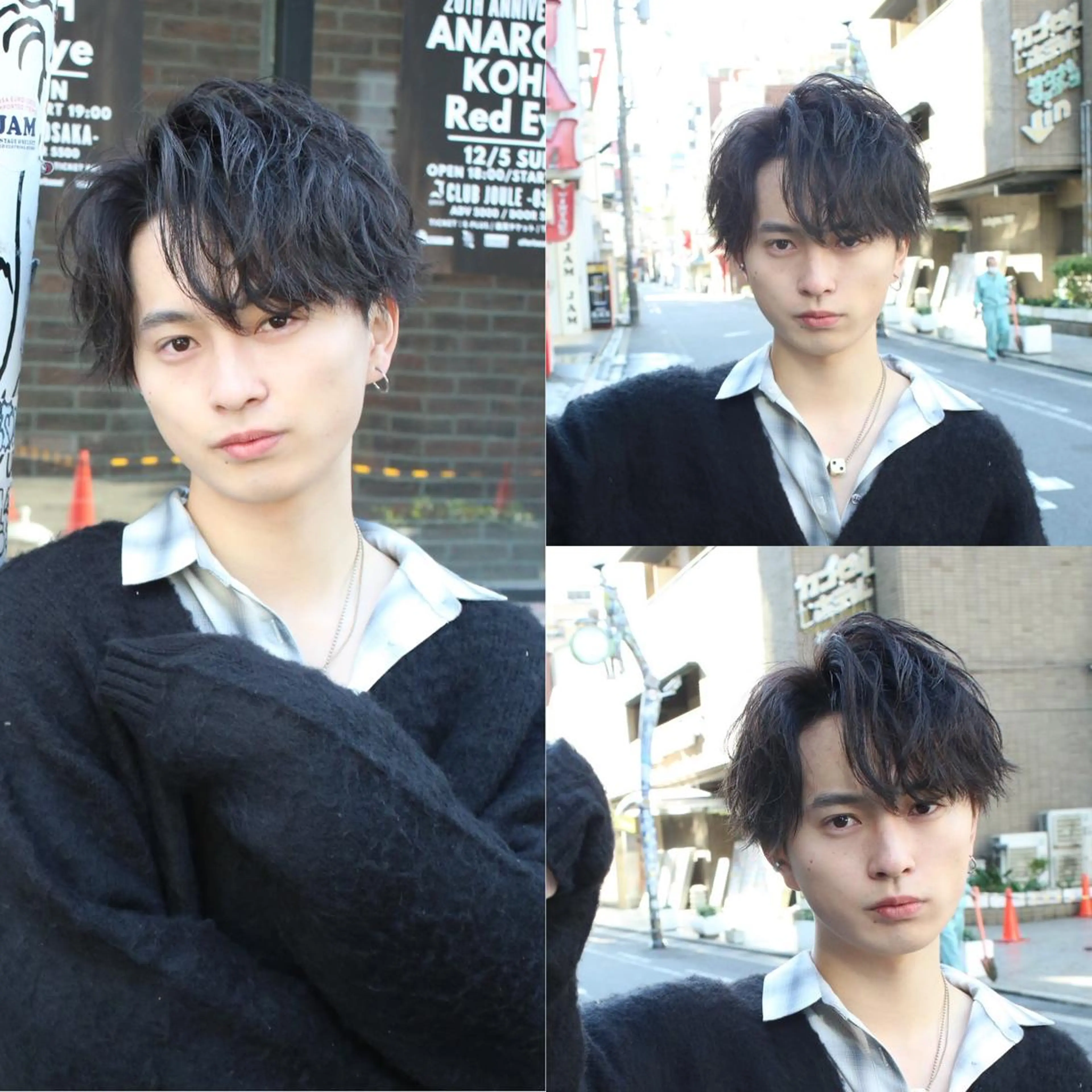 ショート パーマ ヘアアレンジ メンズ マッシュ メンズパーマ 波巻きパーマ カット トリートメント ヘアセット 【メンズヘアの匠】 タニ　心斎橋　アメ村のヘアスタイル