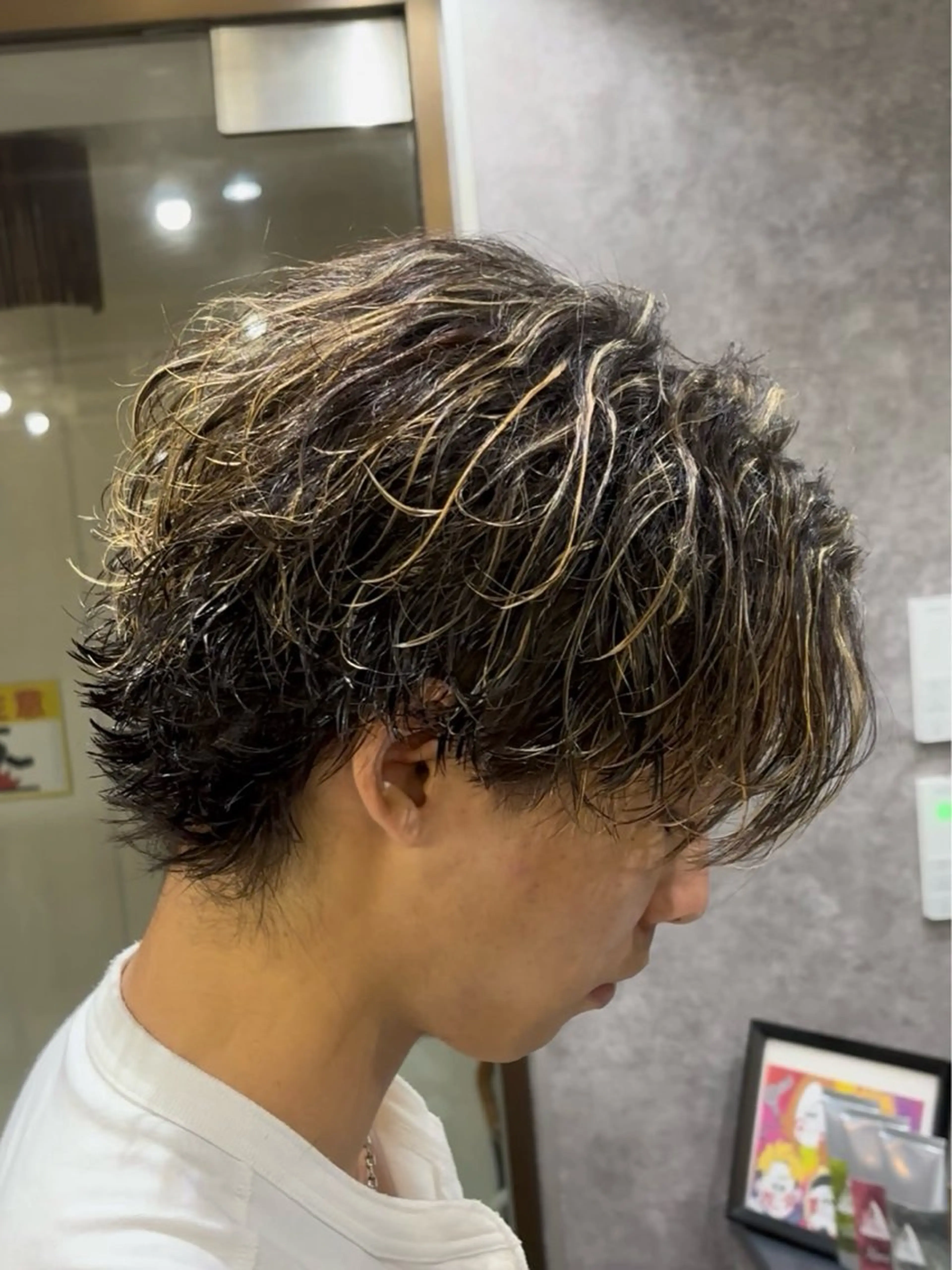 【新規限定/期間限定】🔥メンズカット&サーフカール&金メッシュ🔥の写真