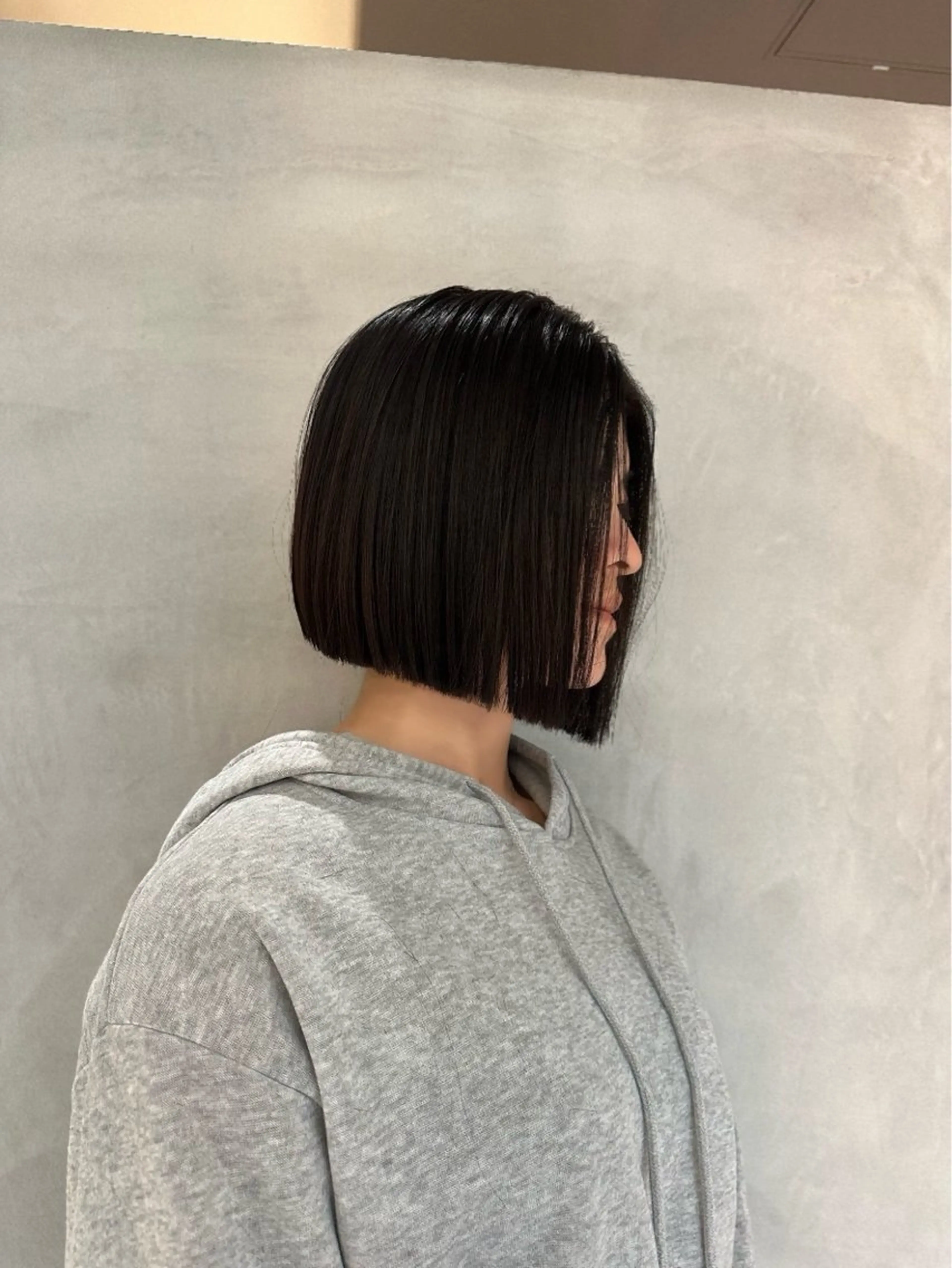 ショート ボブ 縮毛矯正 ヘアカラー トリートメント 縮毛矯正/髪質改善/ レイヤー/石井龍のヘアスタイル