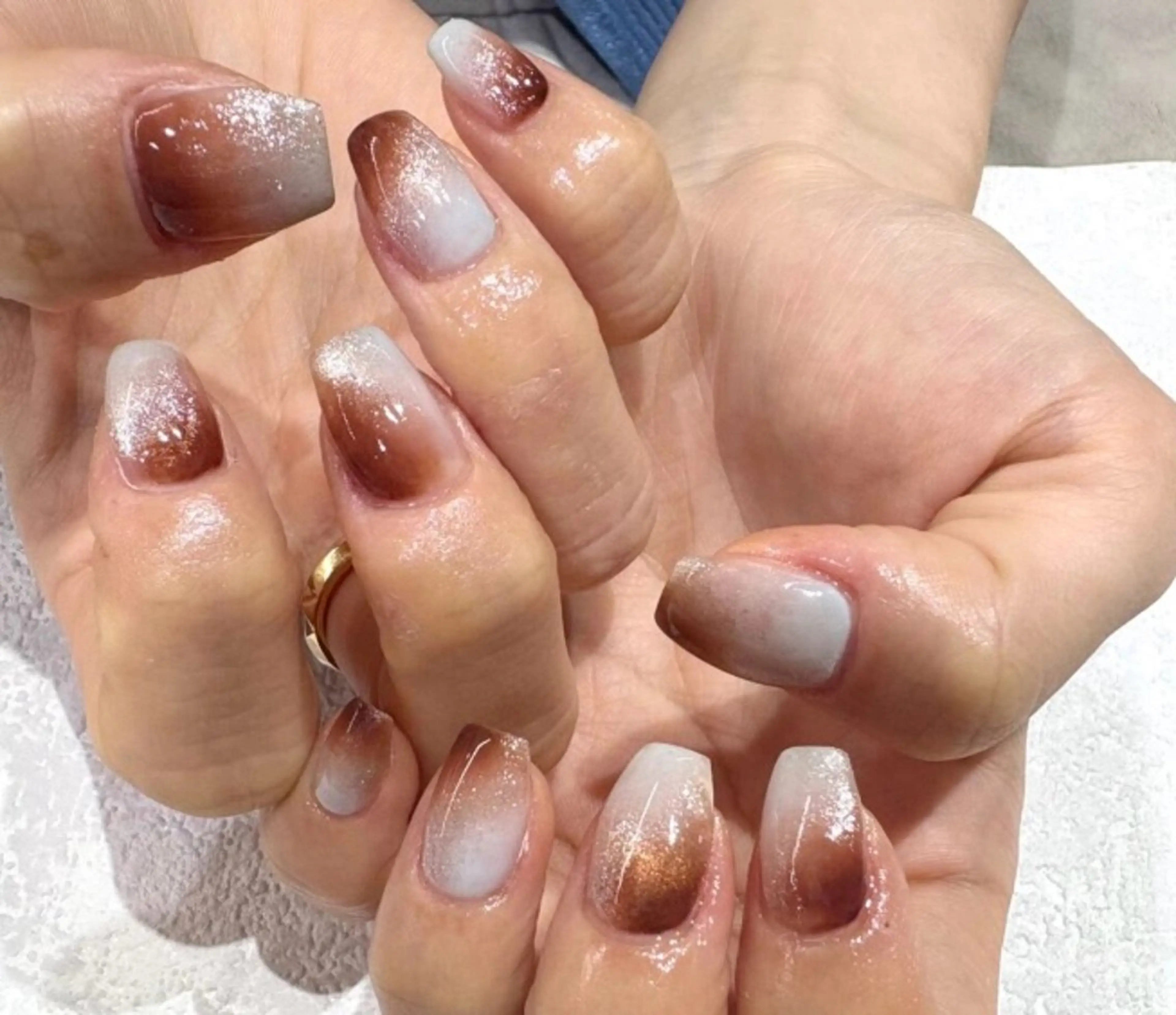 ネイル ニュアンスネイル ハンドネイル STELLA川口店 yamazakiのネイルデザイン