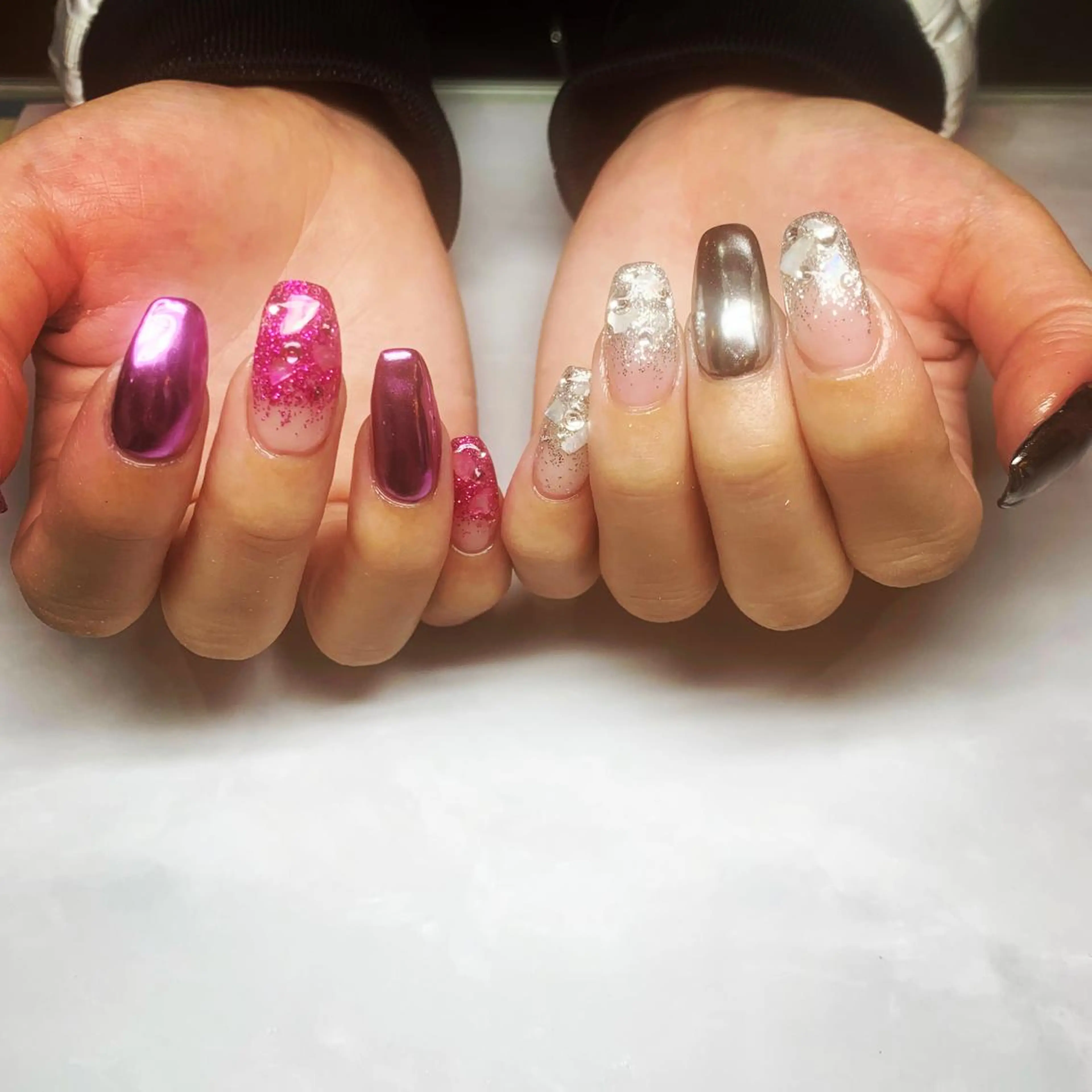 ネイル ハンドネイル nail atelier  new moon所属・デザイン可愛いサロン new moonのネイルデザイン