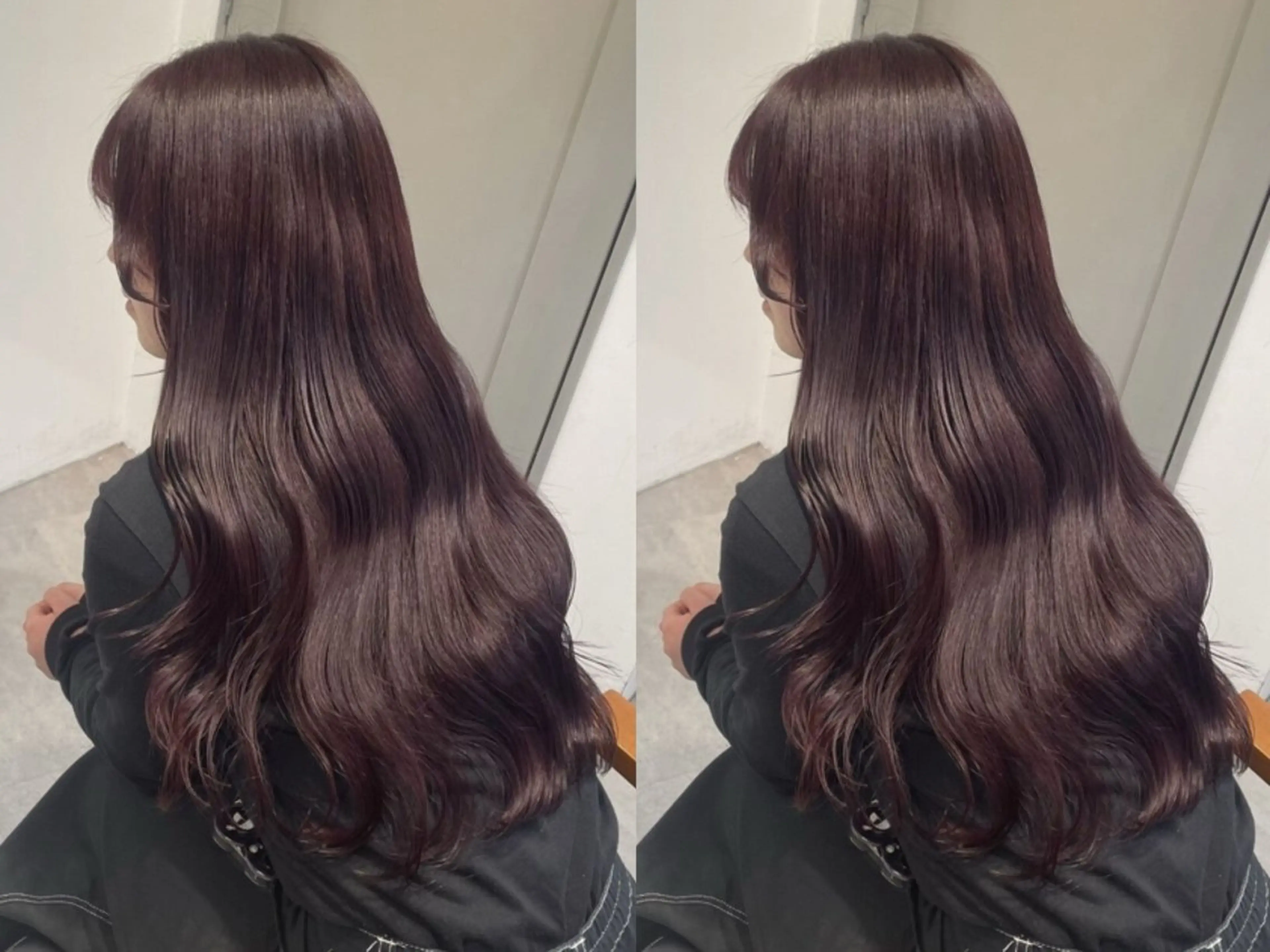 ロング カラー 顔周りカット/縮毛 /マツエク/詩織🕊のヘアスタイル