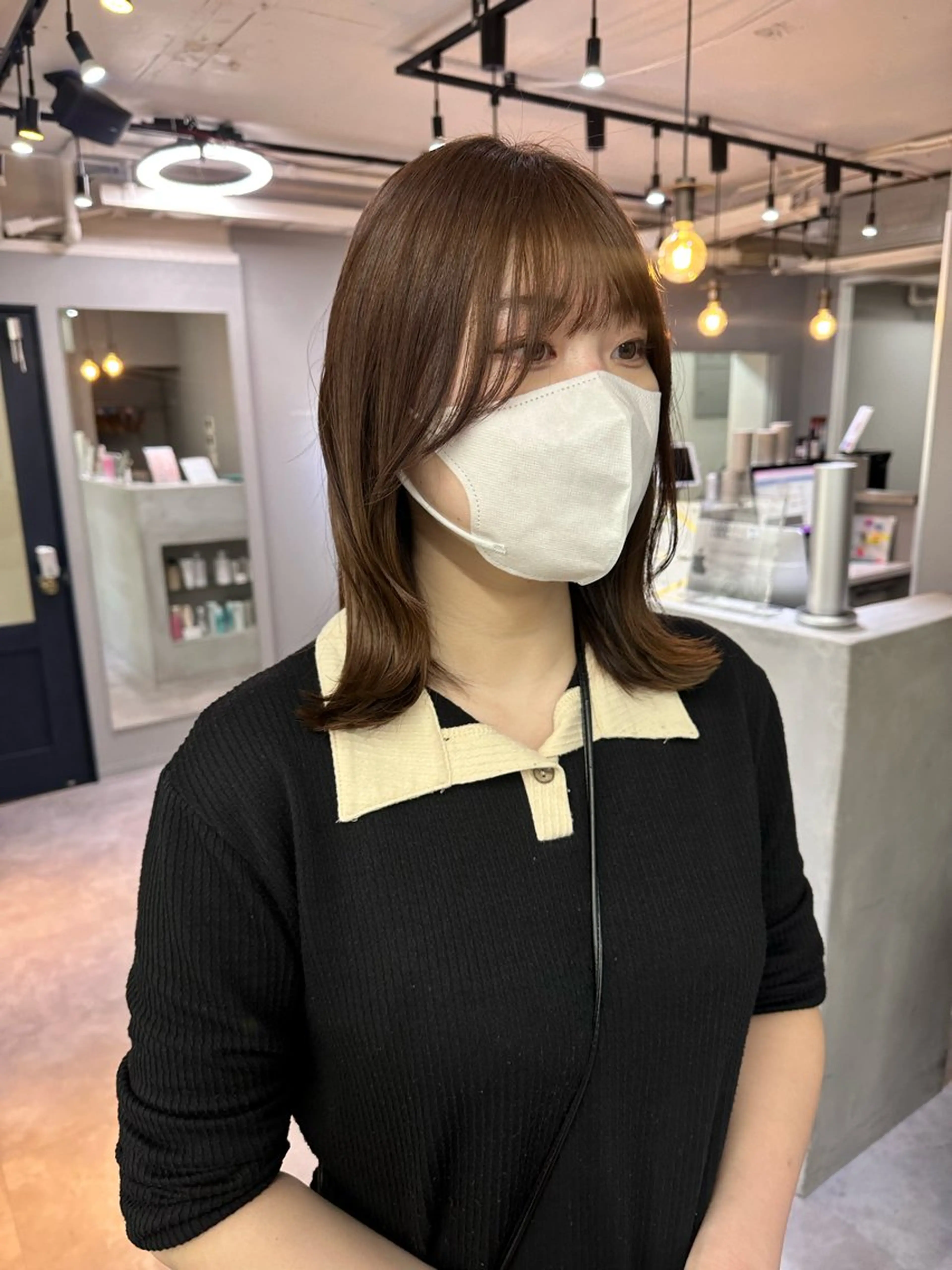 ミディアム 似合わせcut/艶 color🫧ひかりのヘアスタイル