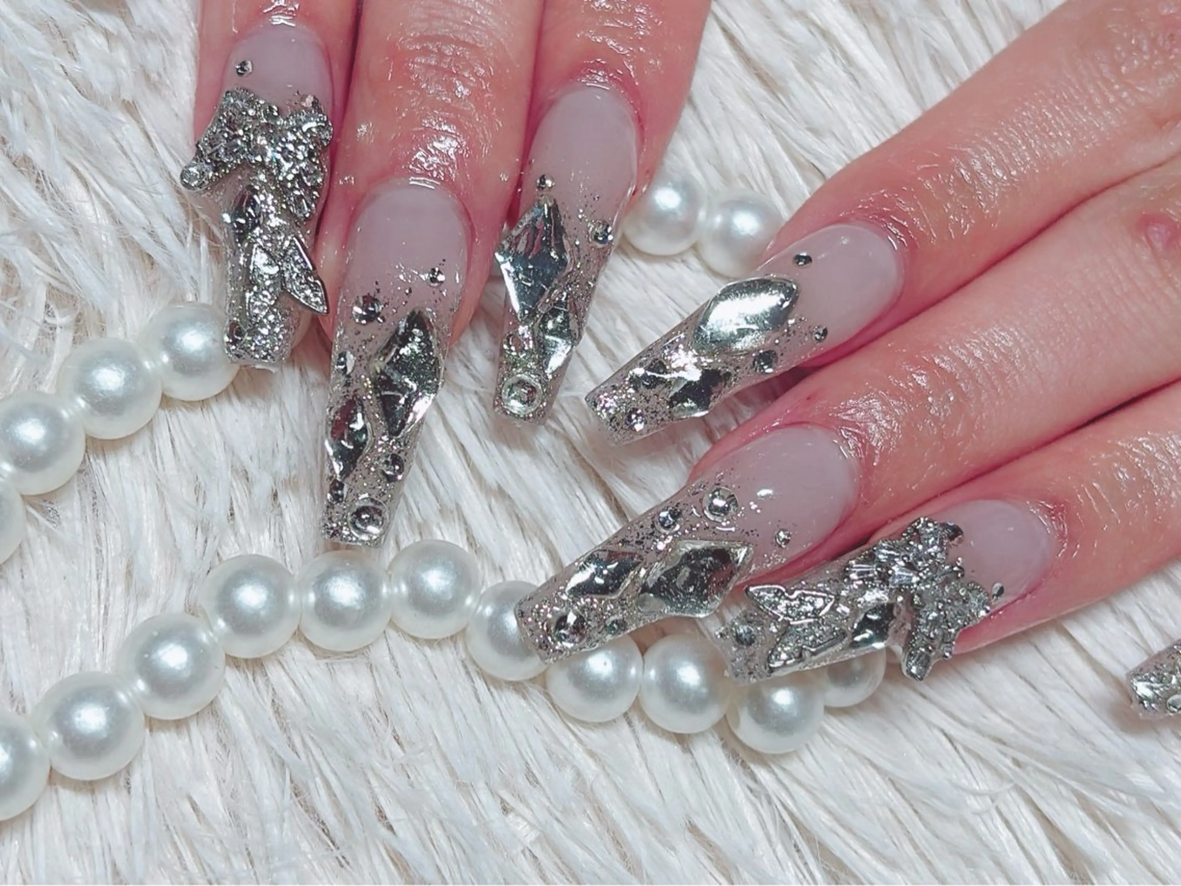 ネイル ハンドネイル RiLion💗 Risa🦋💜のネイルデザイン