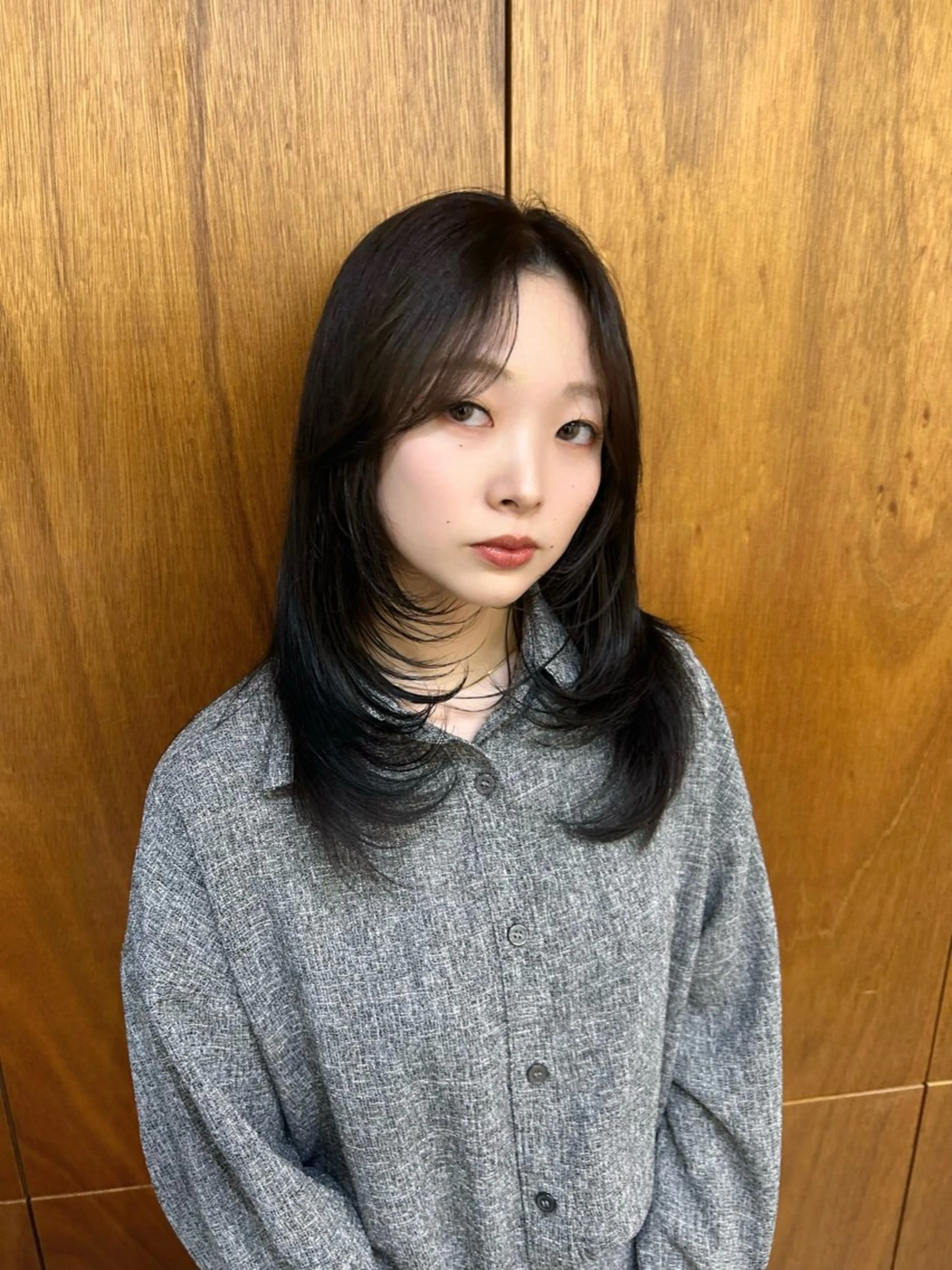 ミディアム カット ヘアカラー トリートメント 名古屋/久屋大通 /不破新のヘアスタイル