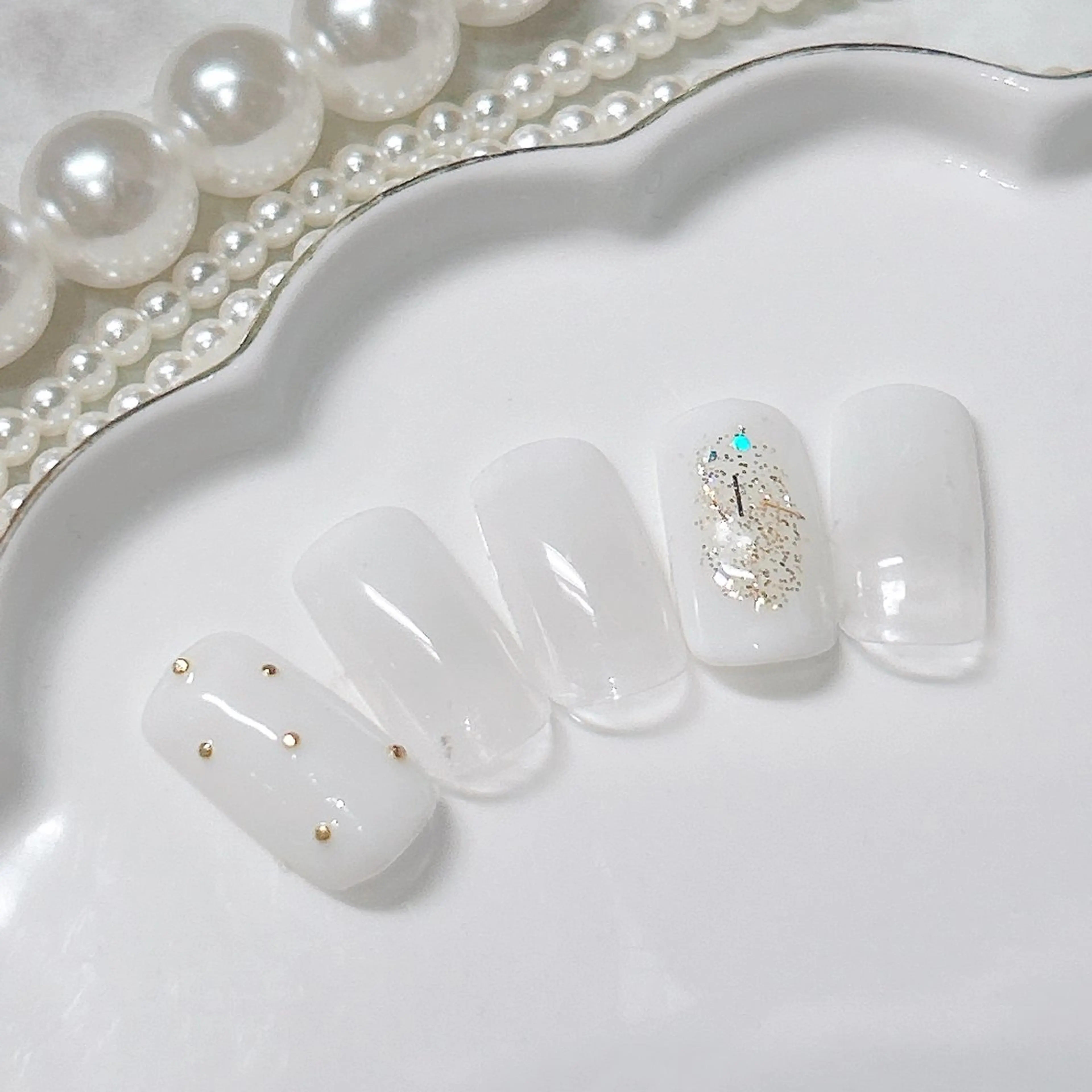 ネイル フットネイル ジェルネイル マグネットネイル パラジェル 松宮 理歩のネイルデザイン