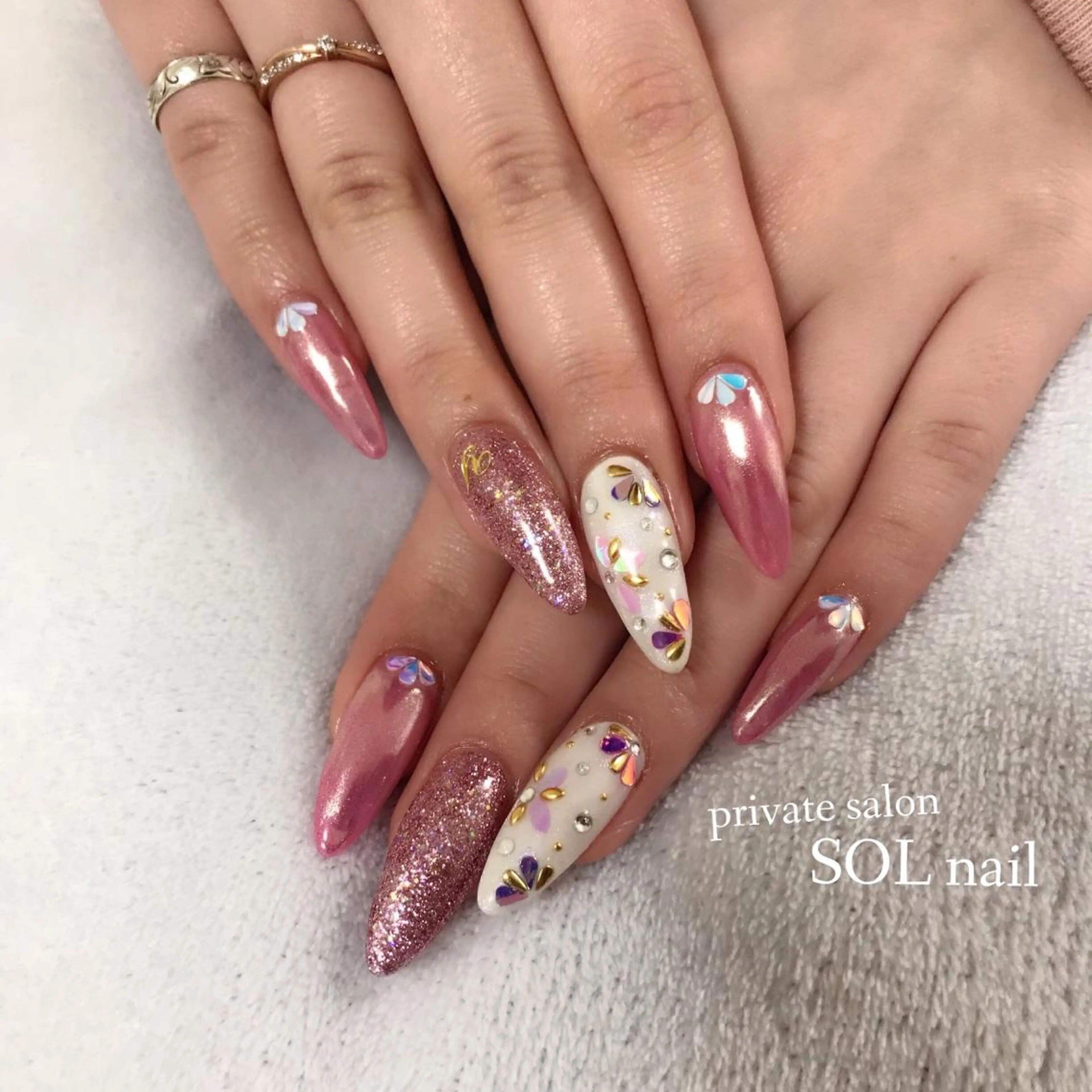 ネイル ロングネイル SOL NAILのネイルデザイン
