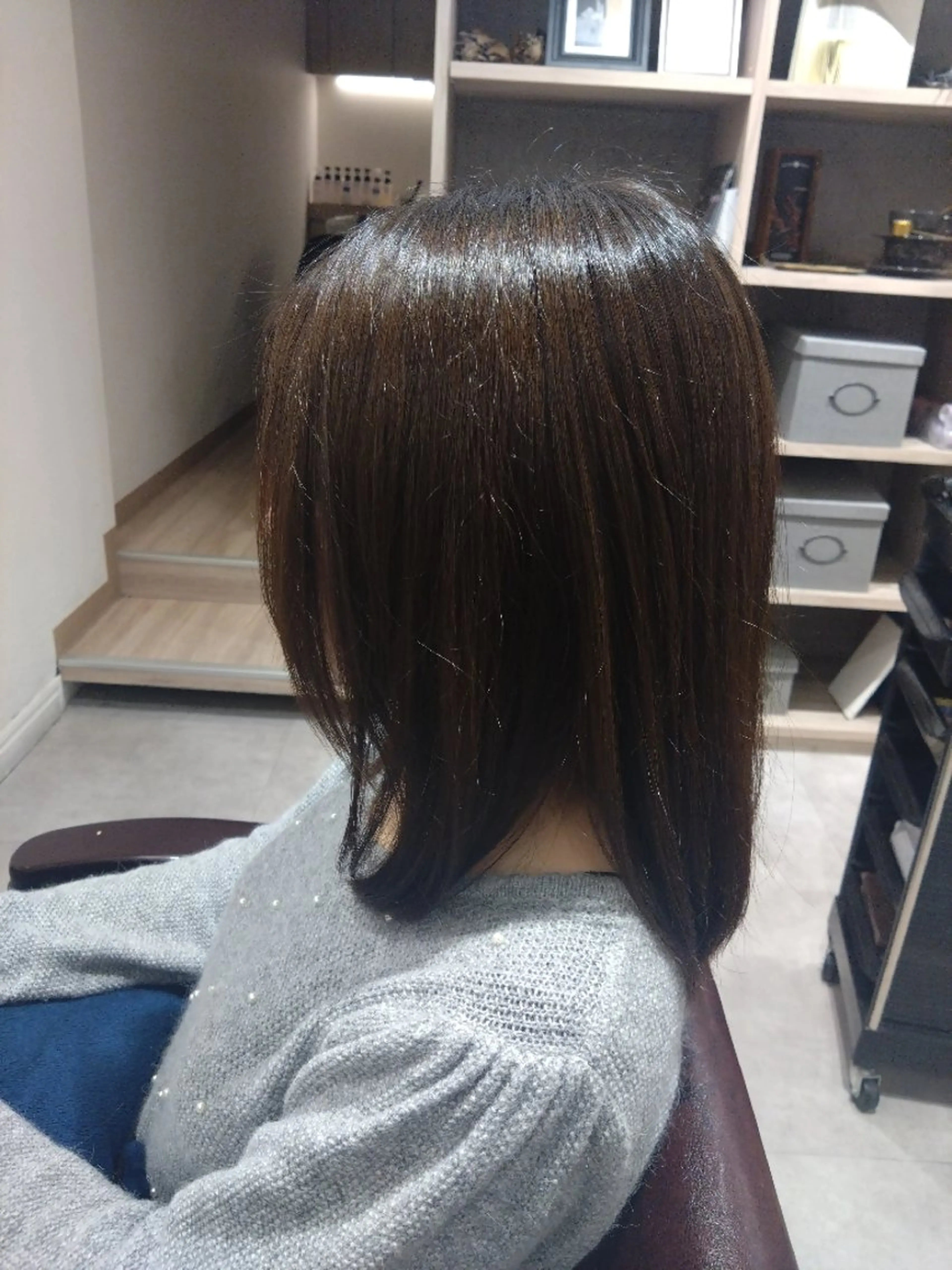 ミディアム 伸ばしかけ Infinity水天宮前店所属・中山 樹のヘアスタイル