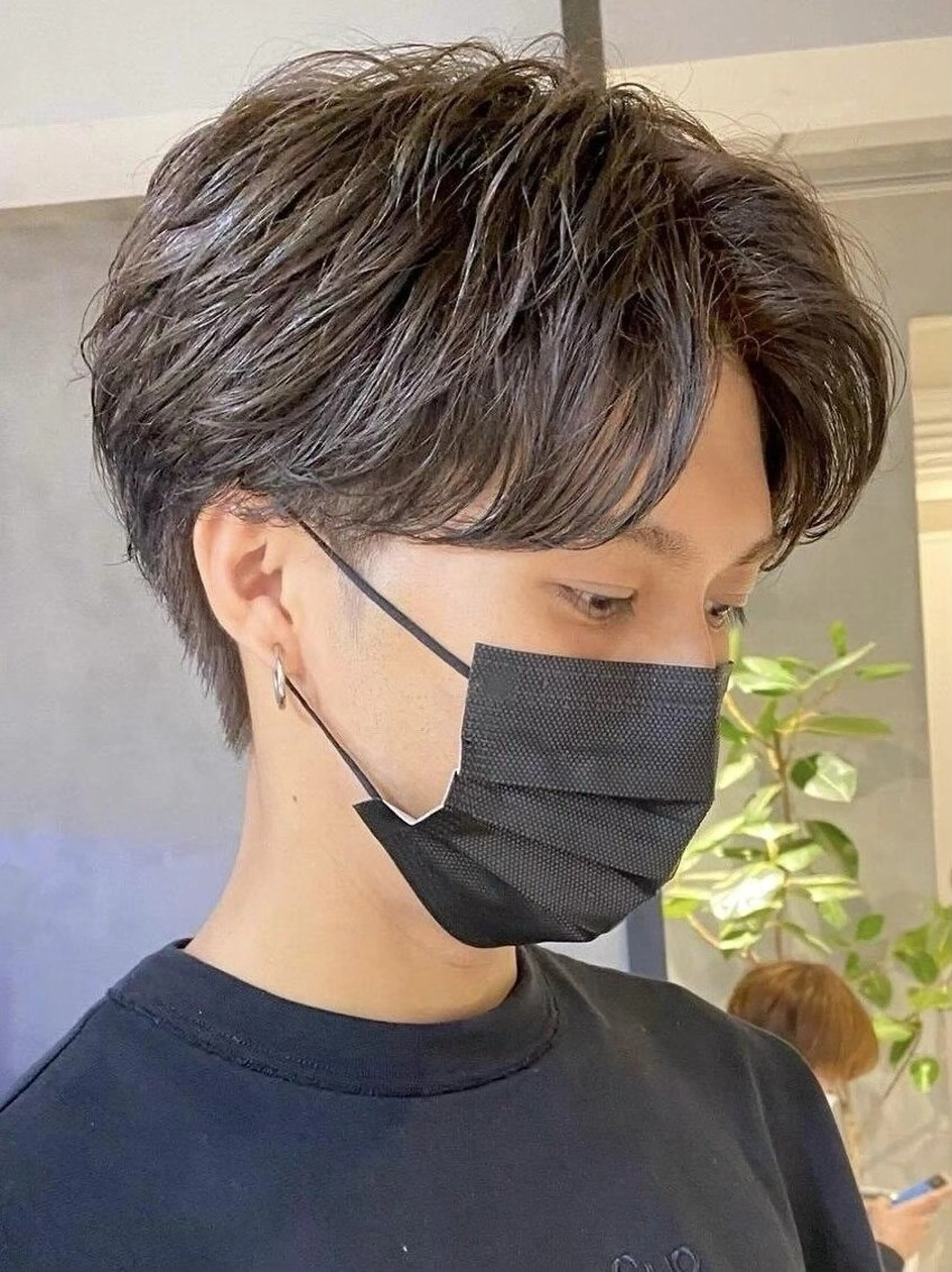 パーマ メンズ 渡邉 里葉のヘアスタイル