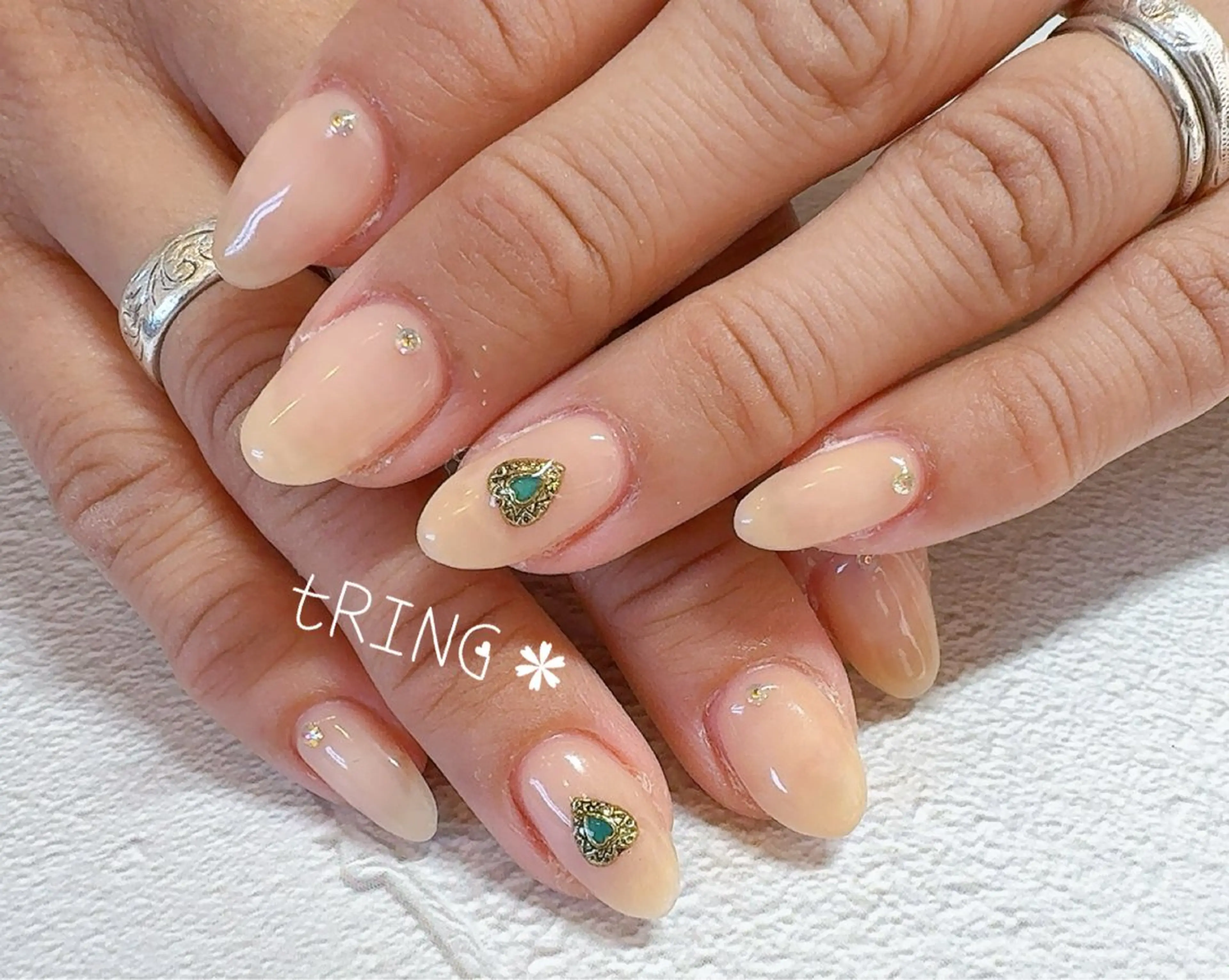 ネイル ハンドネイル tRING＊ しいの木台のネイルデザイン