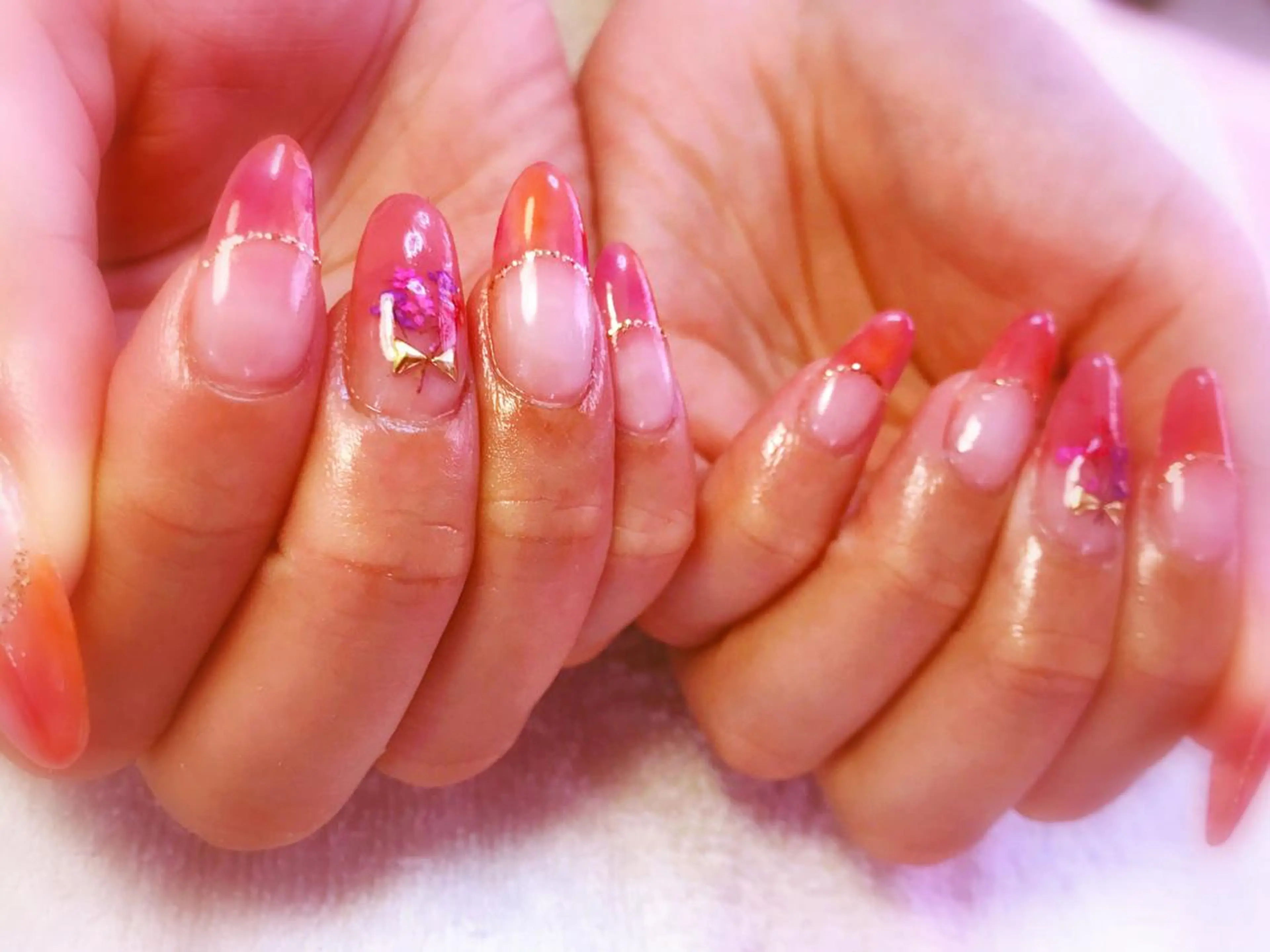 ネイル フレンチネイル 大理石ネイル(マーブル) Era nailのネイルデザイン