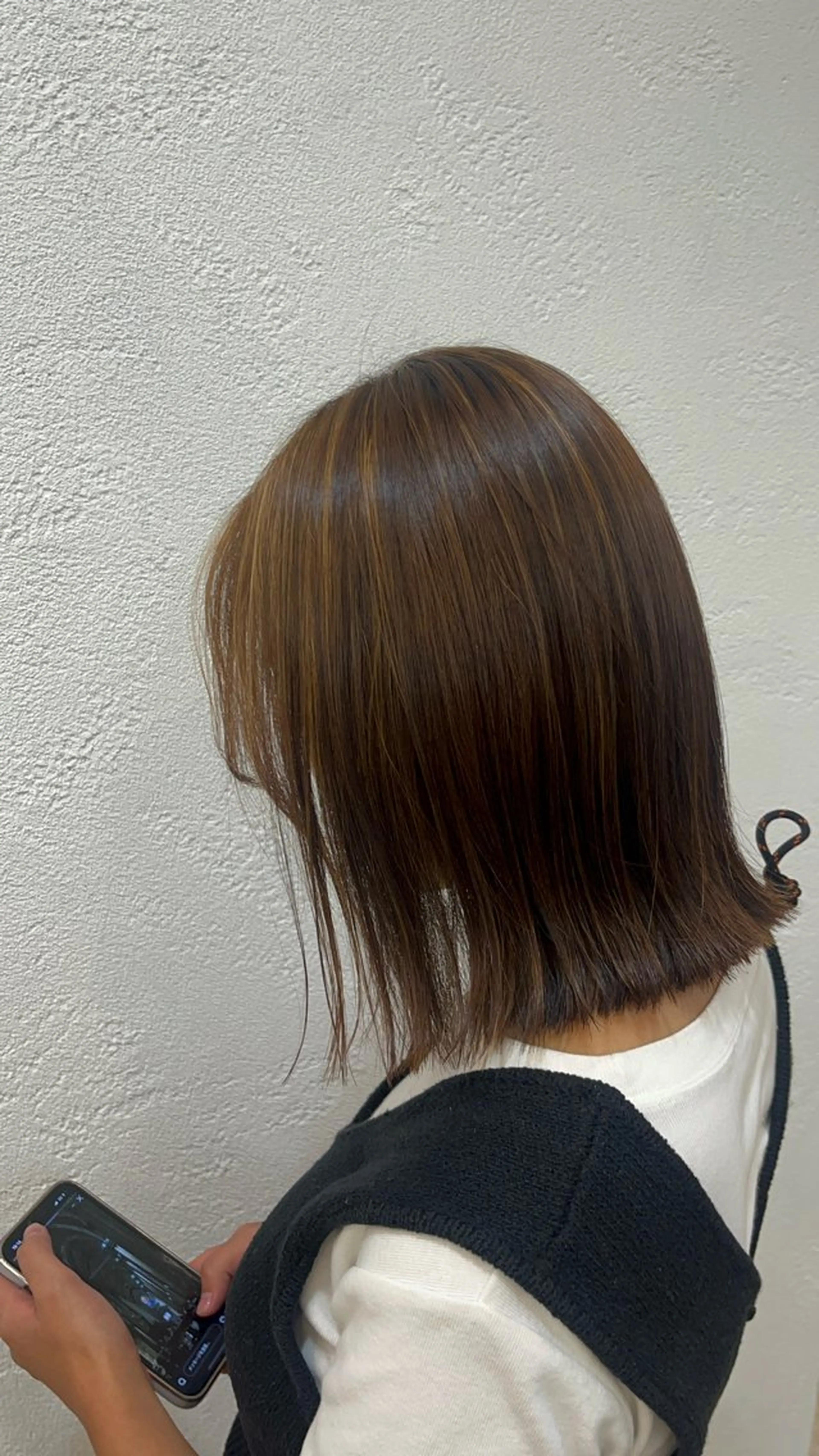 ミディアム 山本 梨華のヘアスタイル